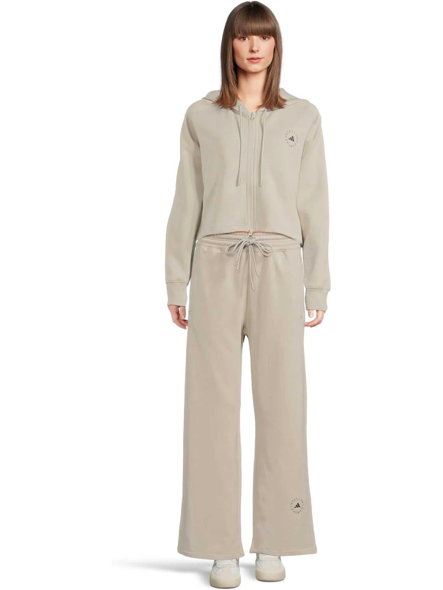 Брюки adidas by Stella McCartney Straight Leg Pants JW4662 — изображение 5 из 5, серый