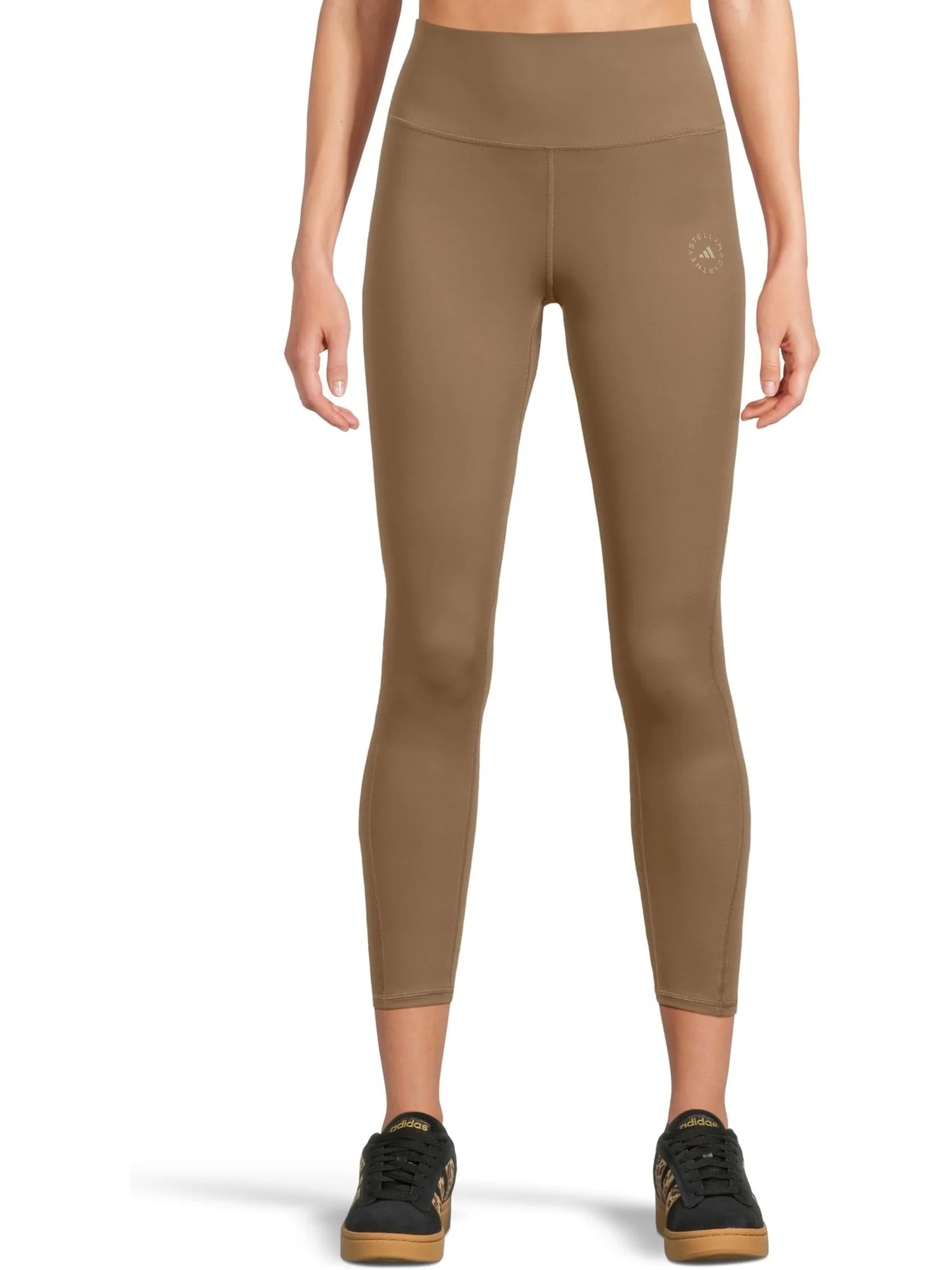 Брюки adidas by Stella McCartney Yoga 7/8 Leggings JW2001 — изображение 1 из 5, коричневый