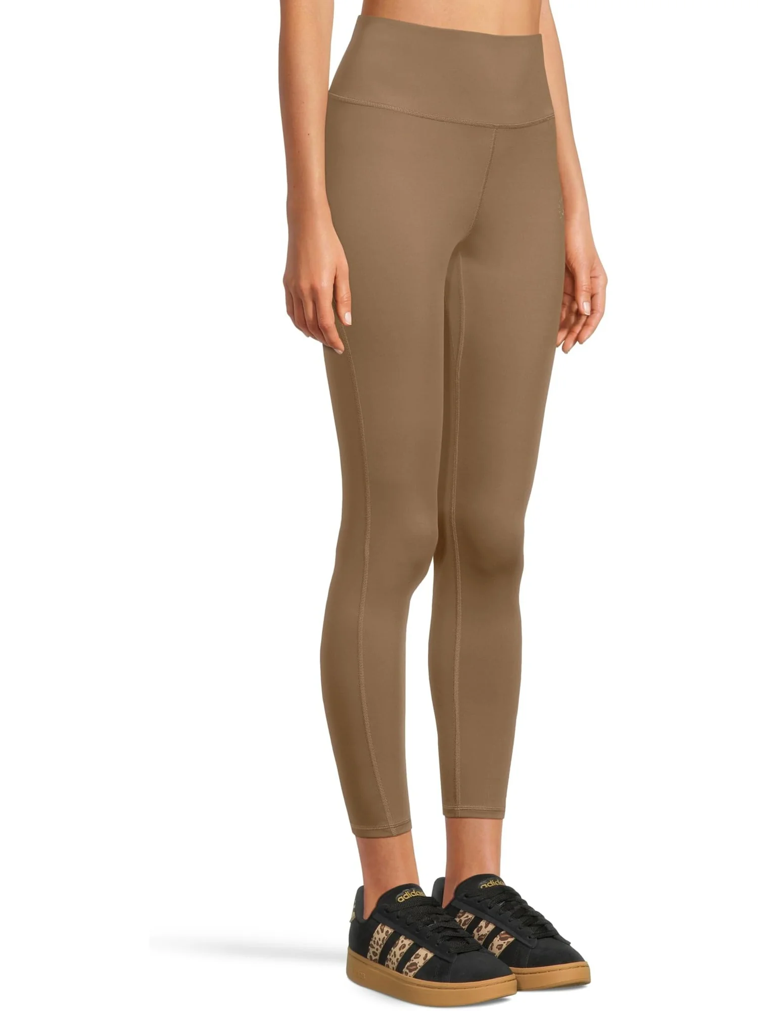 Брюки adidas by Stella McCartney Yoga 7/8 Leggings JW2001 — изображение 2 из 5, коричневый