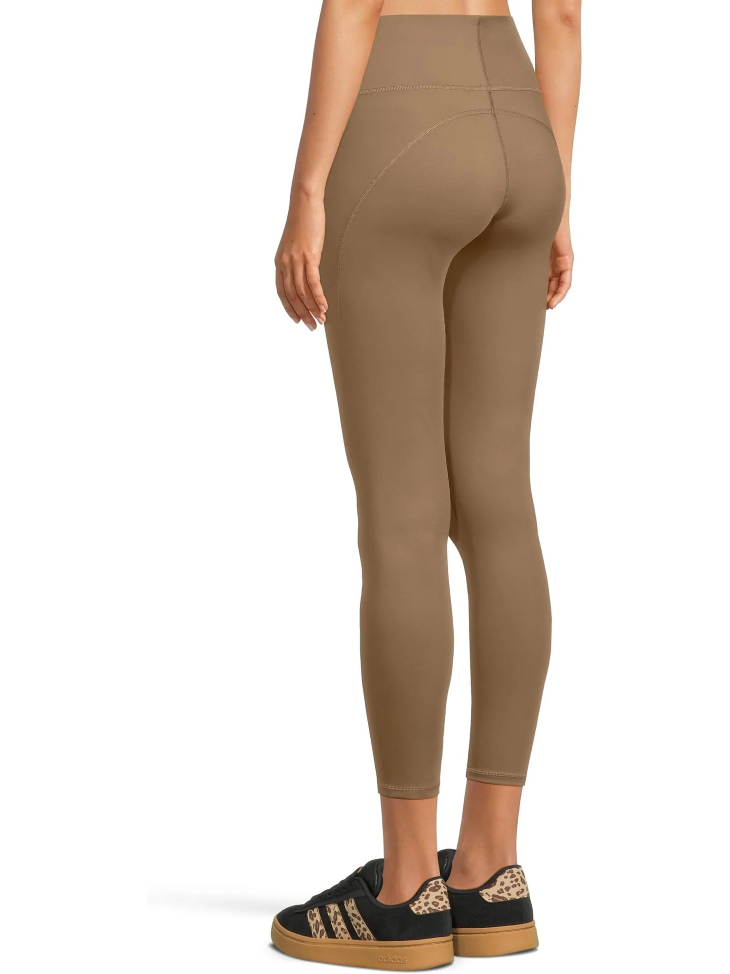 Брюки adidas by Stella McCartney Yoga 7/8 Leggings JW2001 — изображение 3 из 5, коричневый