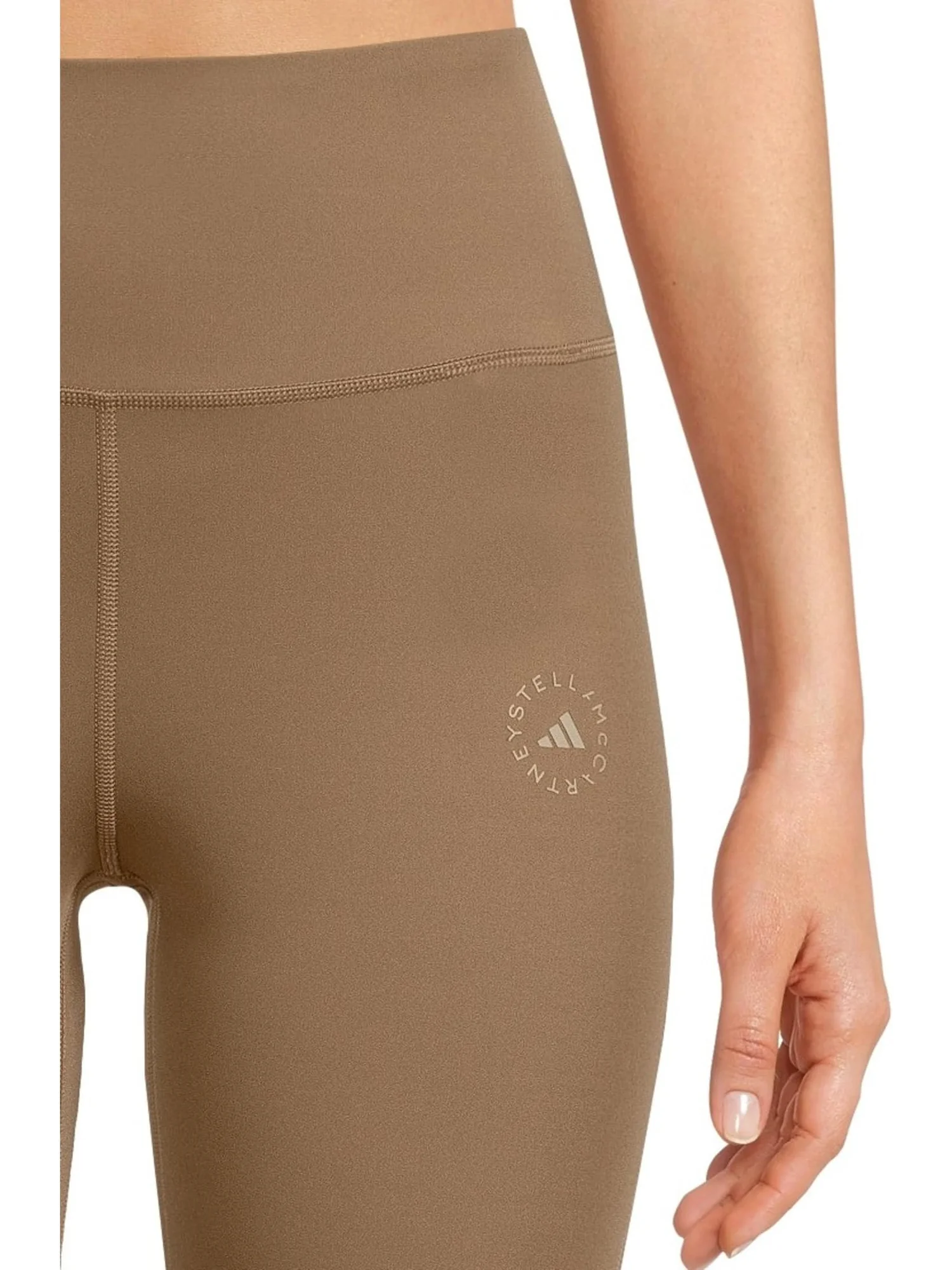 Брюки adidas by Stella McCartney Yoga 7/8 Leggings JW2001 — изображение 4 из 5, коричневый