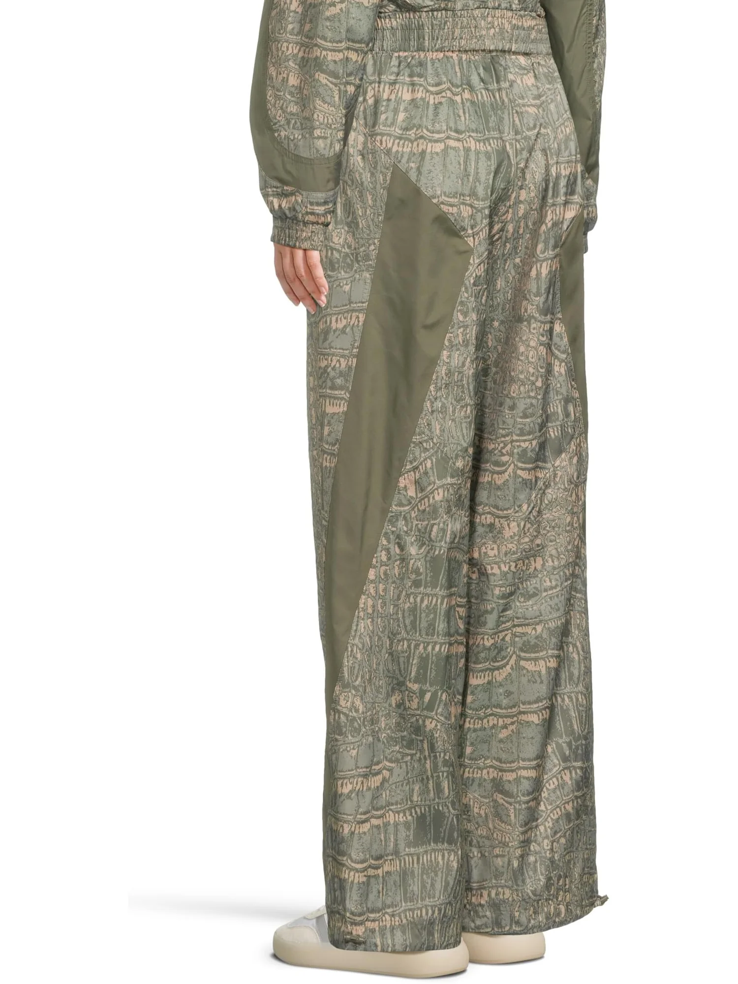 Брюки adidas by Stella McCartney Trackpants Printed JN2212 — изображение 3 из 5, зеленый серый