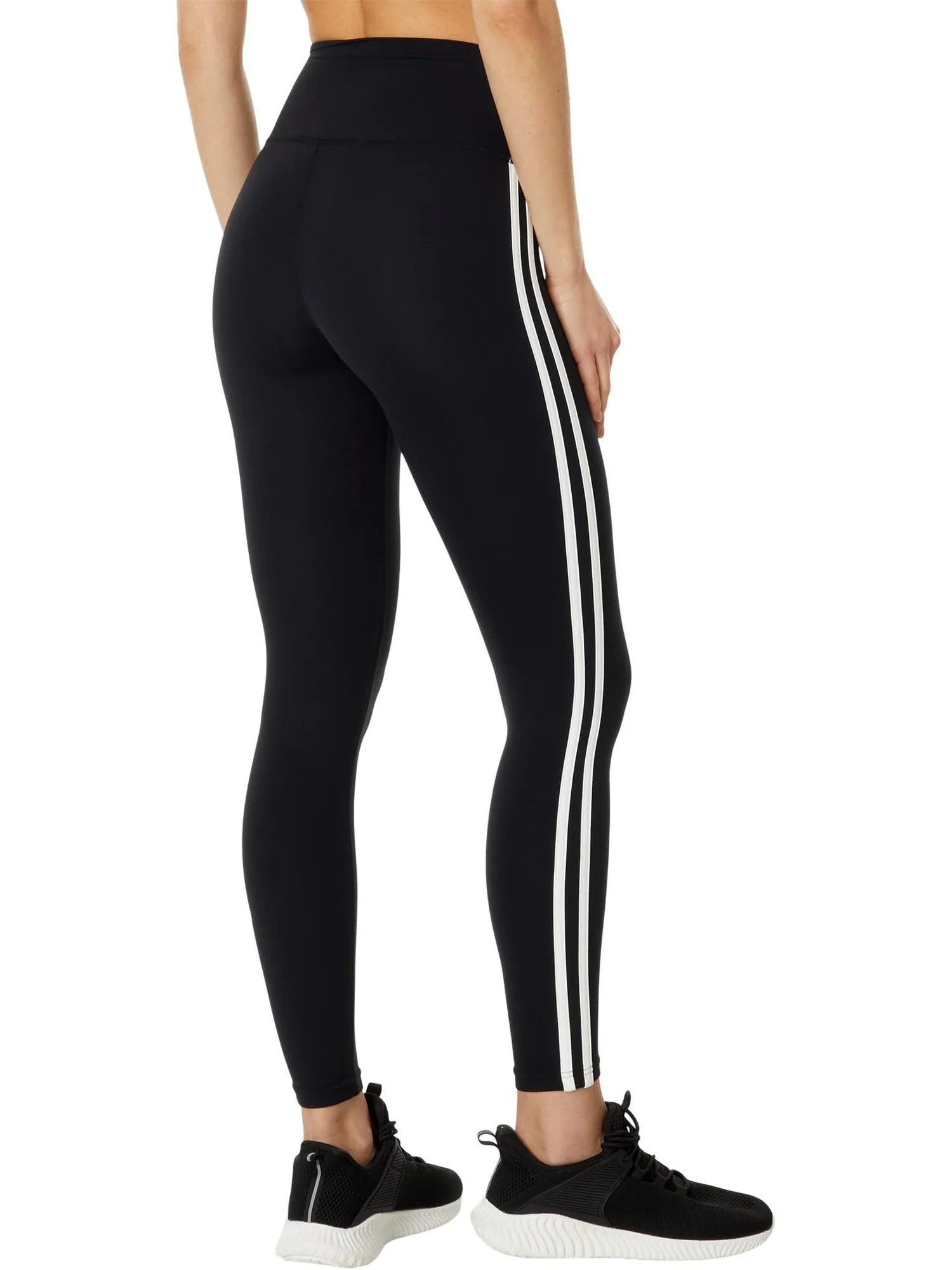 Брюки Splits59 Ella High-Waist Airweight 7/8 Leggings — изображение 2 из 4, черный/белый