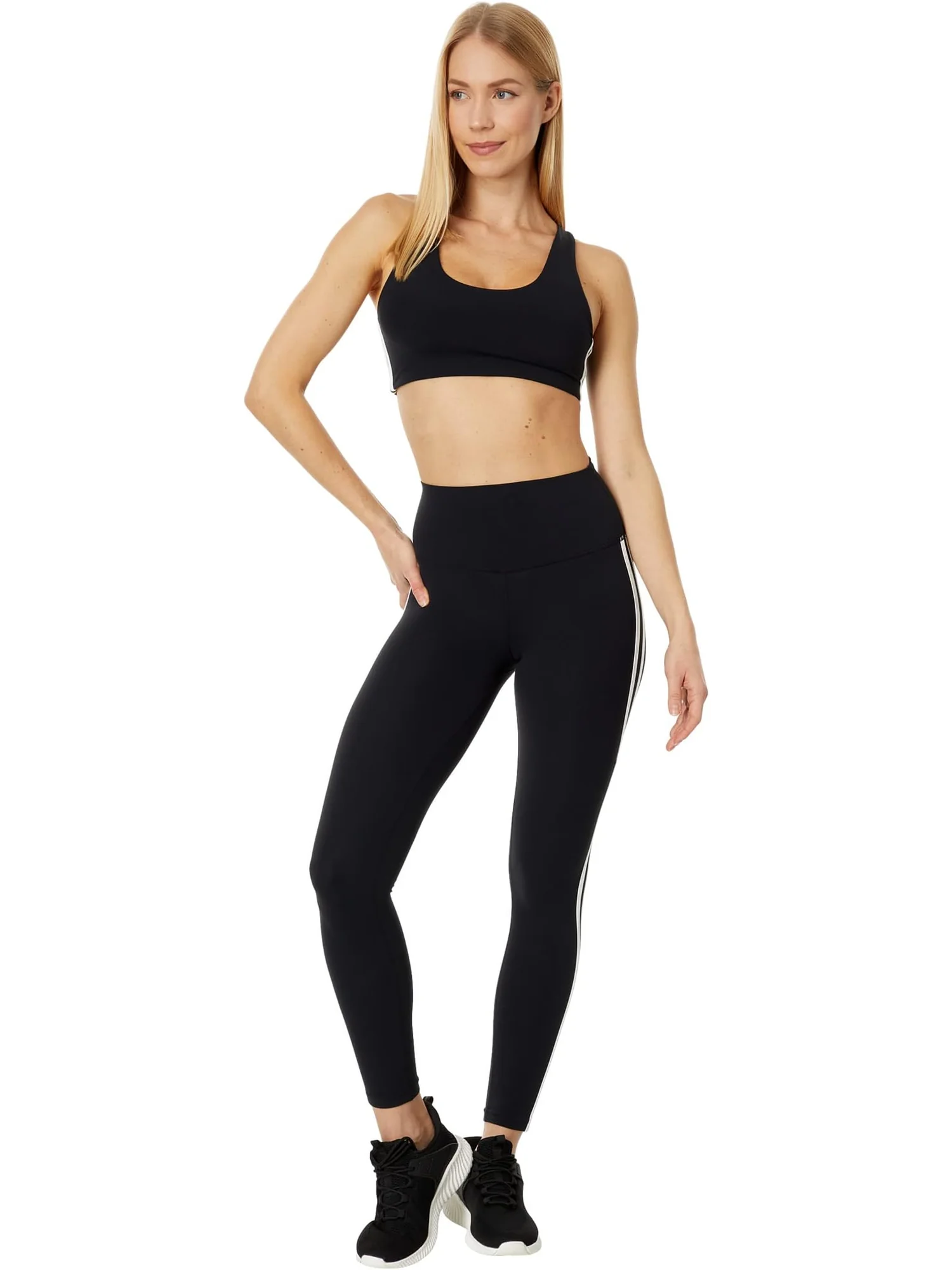 Брюки Splits59 Ella High-Waist Airweight 7/8 Leggings — изображение 4 из 4, черный/белый