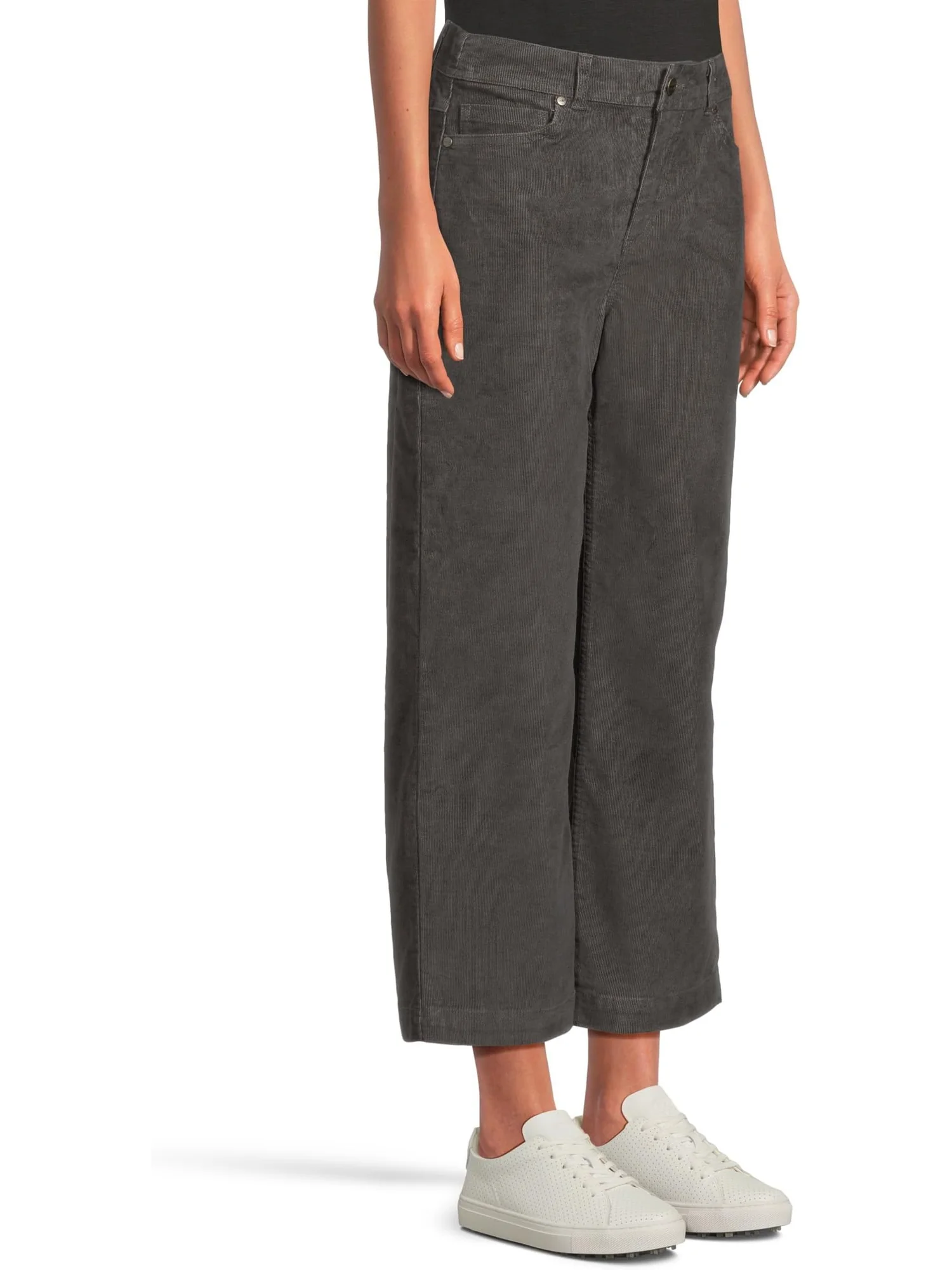 Брюки Toad&Co Coaster Cord Wide Leg Pant — изображение 2 из 5, сажа