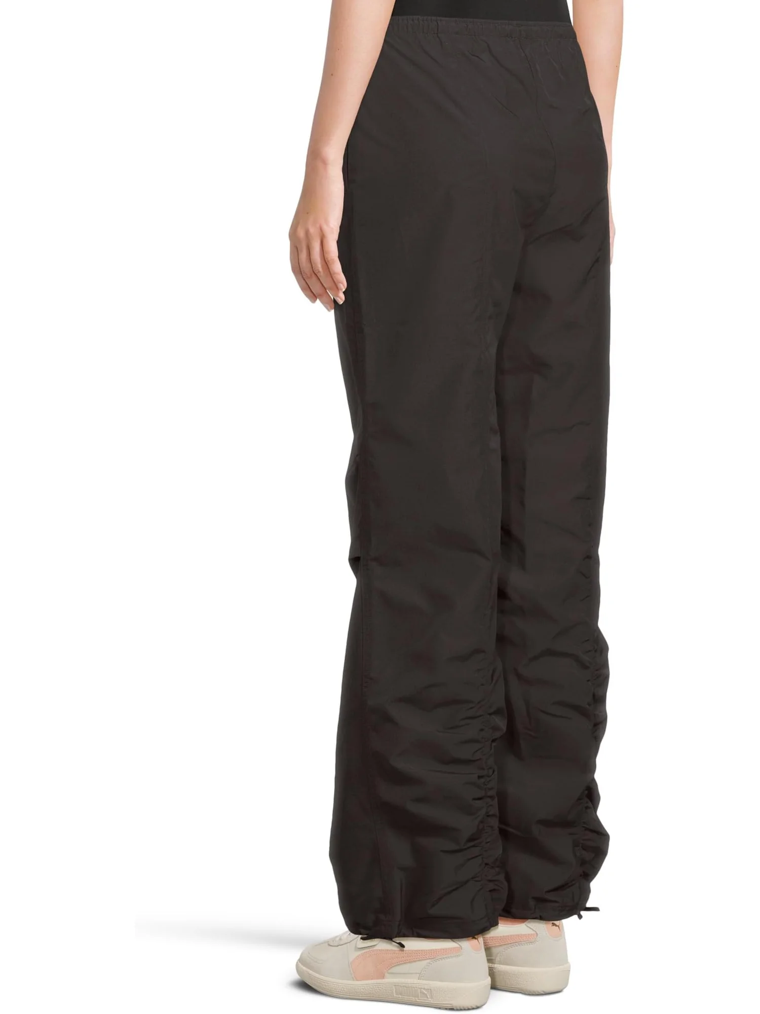 Брюки PUMA Wardrobe Essentials Parachute Woven Pants — изображение 3 из 5, черный