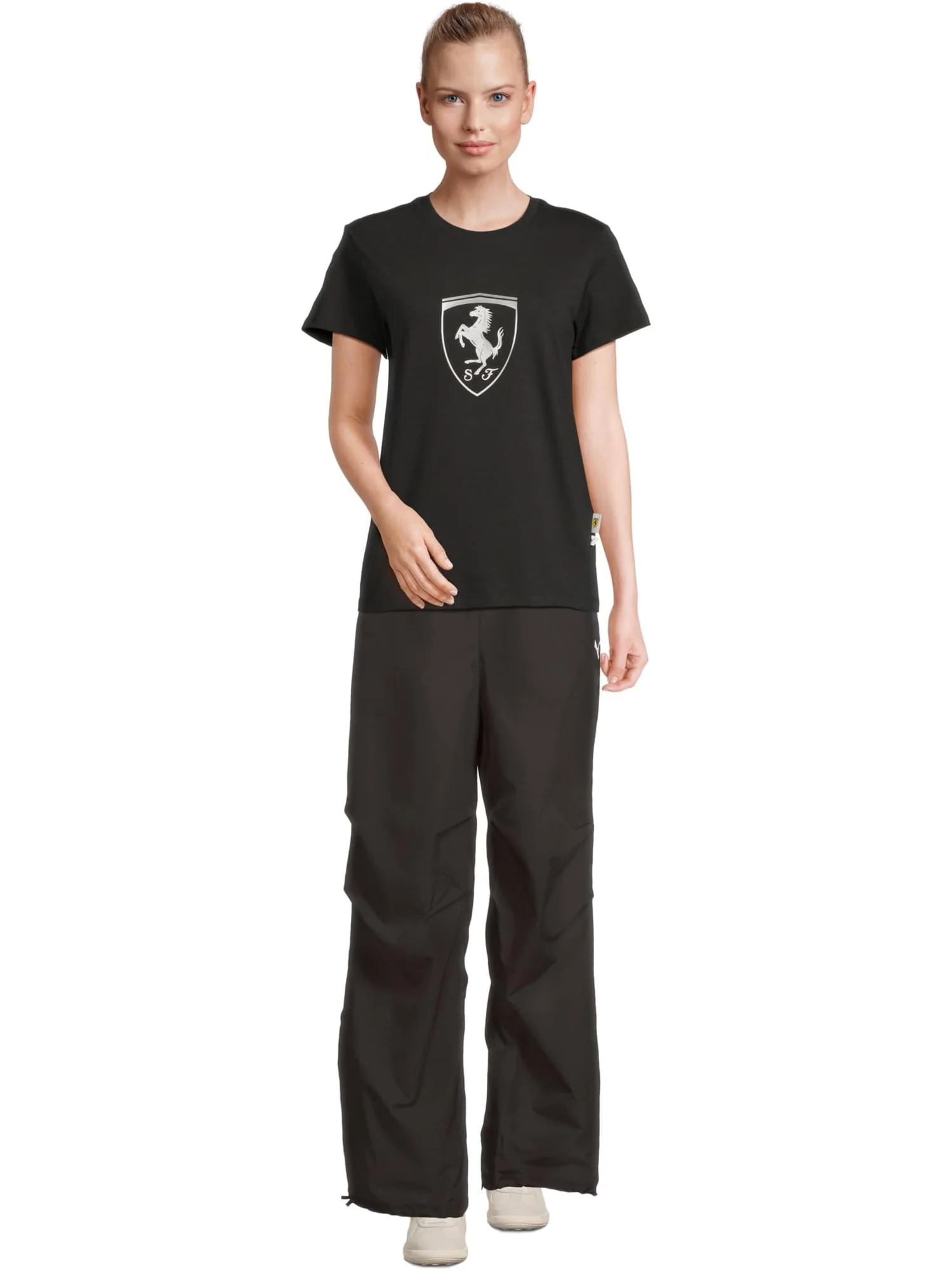 Брюки PUMA Wardrobe Essentials Parachute Woven Pants — изображение 5 из 5, черный