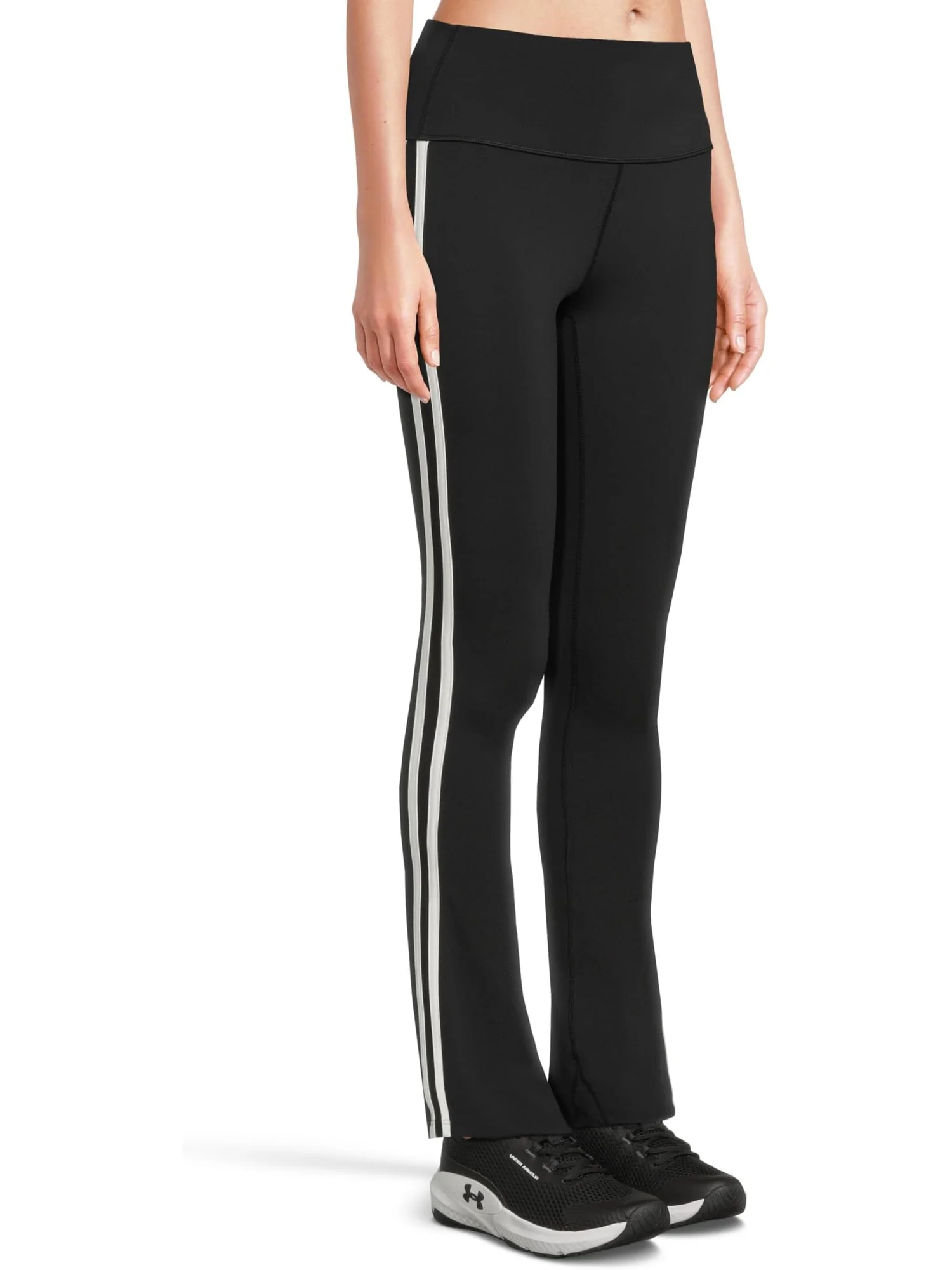 Брюки Splits59 Raquel High-Waist Supplex Flare — изображение 2 из 5, черный/белый
