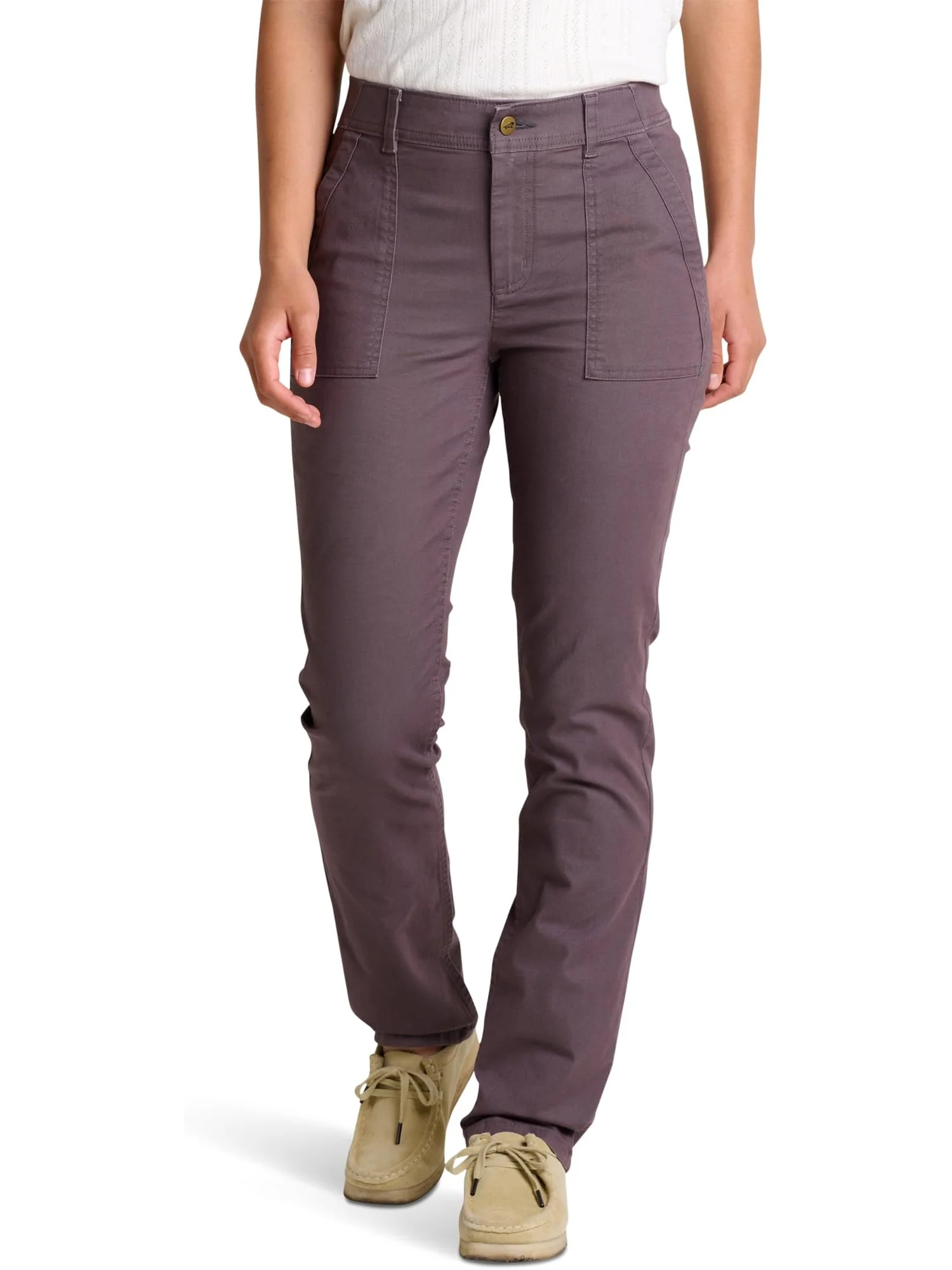Брюки Toad&Co Earthworks Slim Pants — фиолетовый