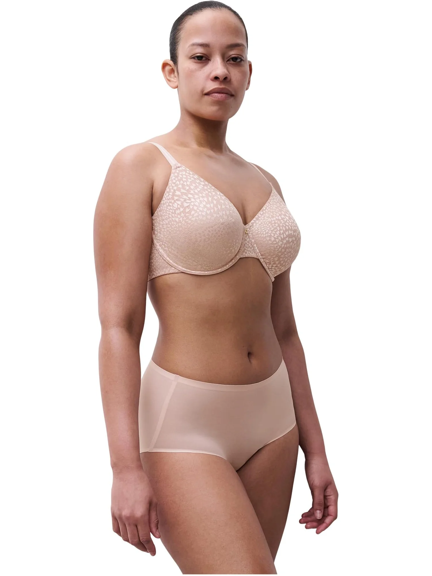 Бюстгальтер Chantelle Back Smoothing Minimizer Bra — изображение 2 из 3, розовый