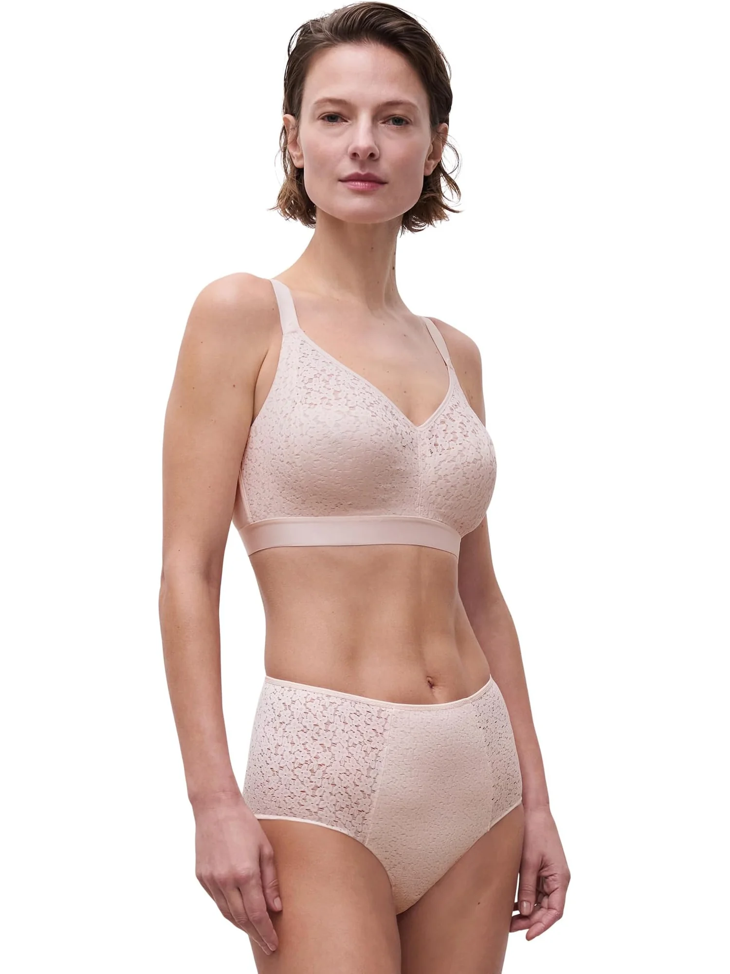 Бюстгальтер Chantelle Norah Supportive Wire Free Bra — изображение 2 из 3, розовый