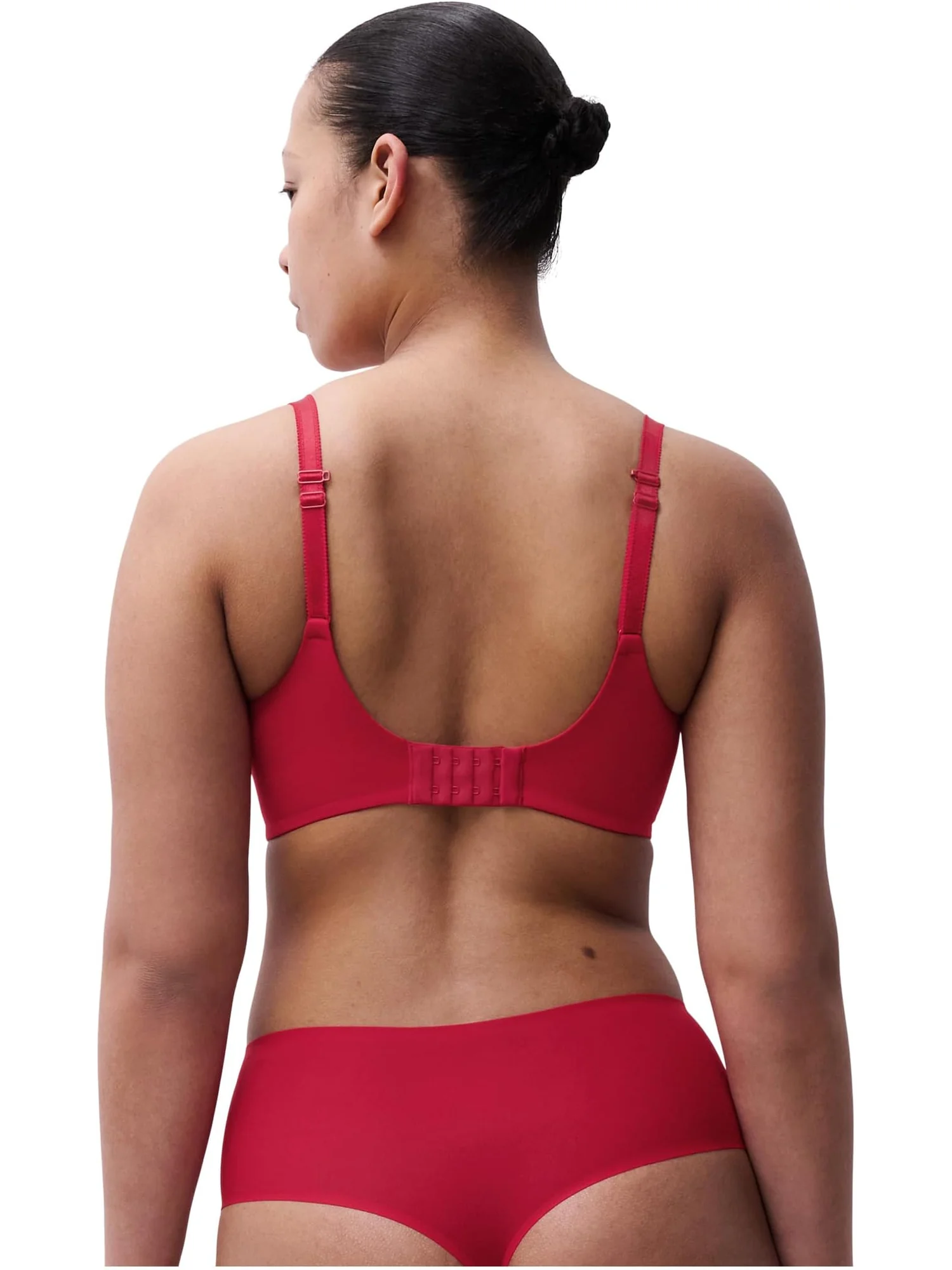 Бюстгальтер Chantelle Norah Chic Plunge T-Shirt Bra — изображение 2 из 3, красный