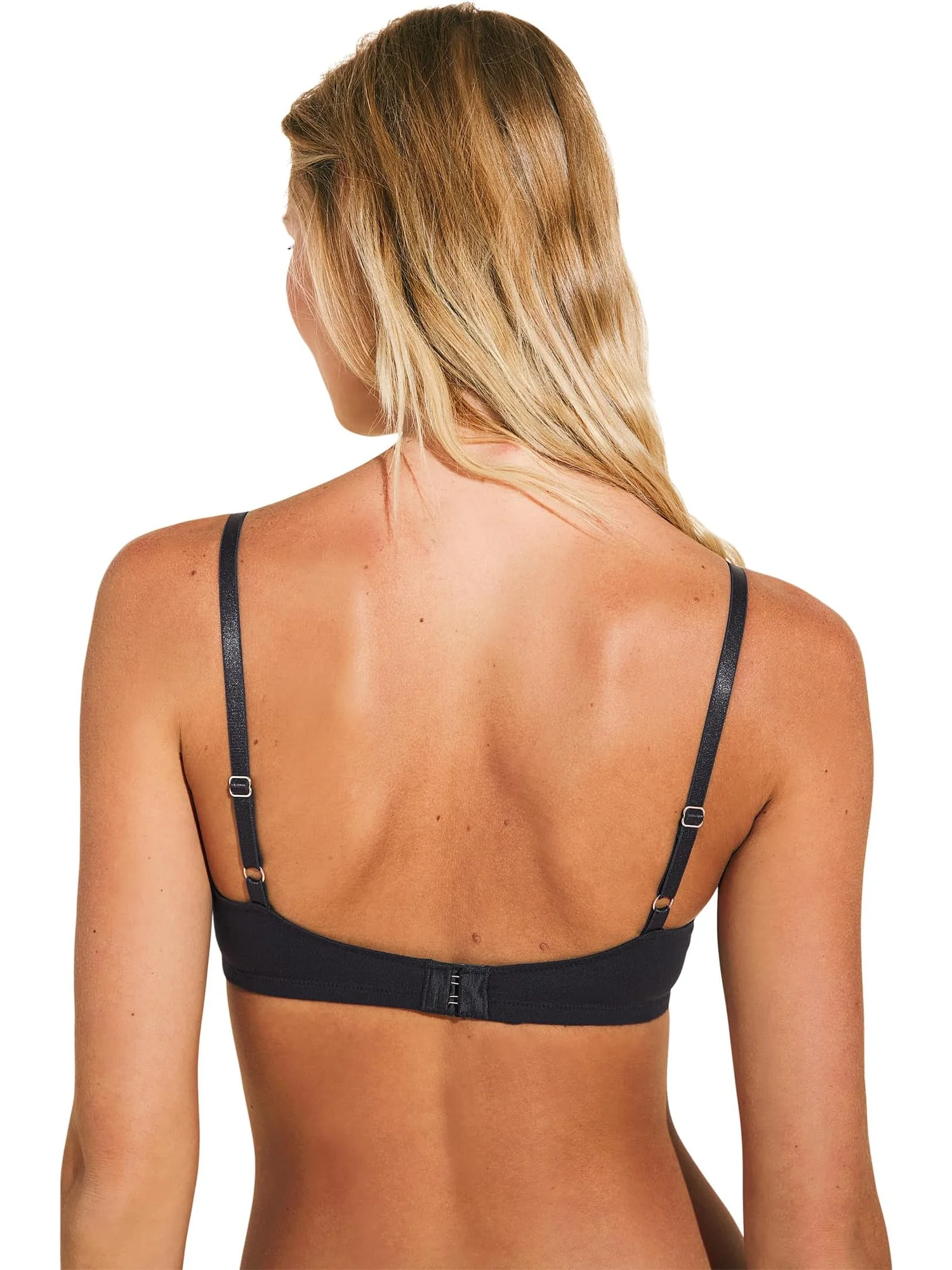 Бюстгальтер Eberjey Pima Stretch Cotton Bralette — изображение 2 из 2, черный