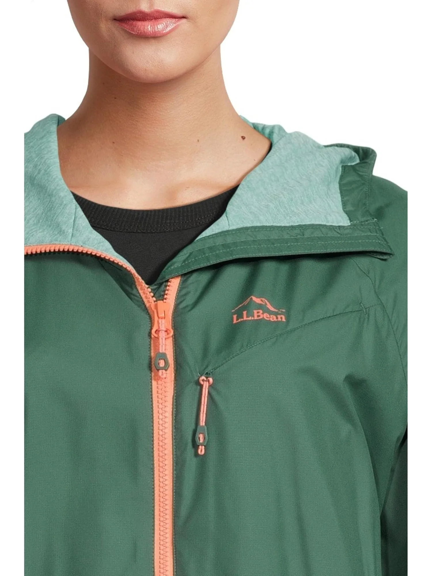 Ветровка L.L.Bean Bean's Performance Fleece-Lined Windbreaker — изображение 4 из 5, глубокий зеленый