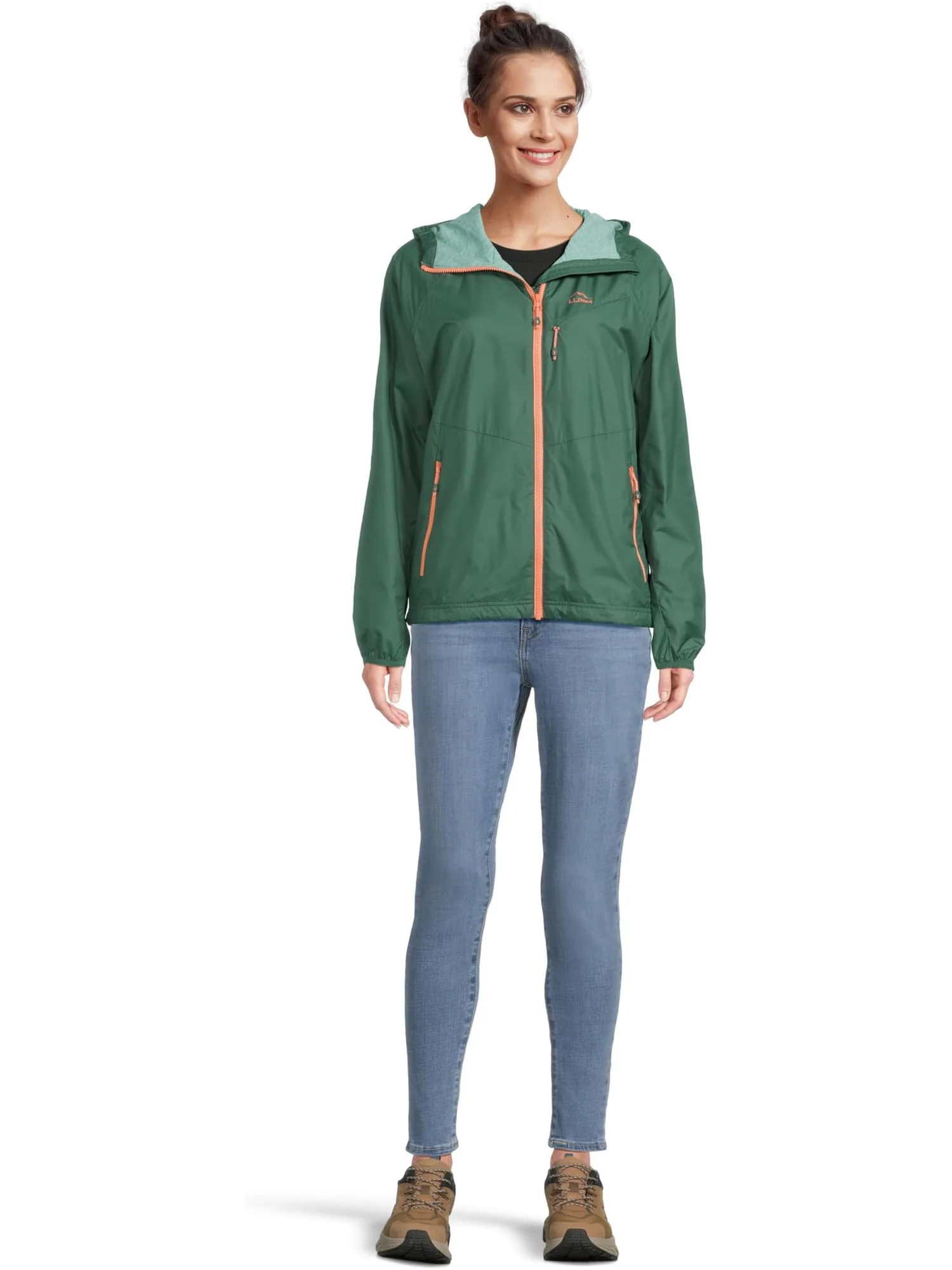 Ветровка L.L.Bean Bean's Performance Fleece-Lined Windbreaker — изображение 5 из 5, глубокий зеленый