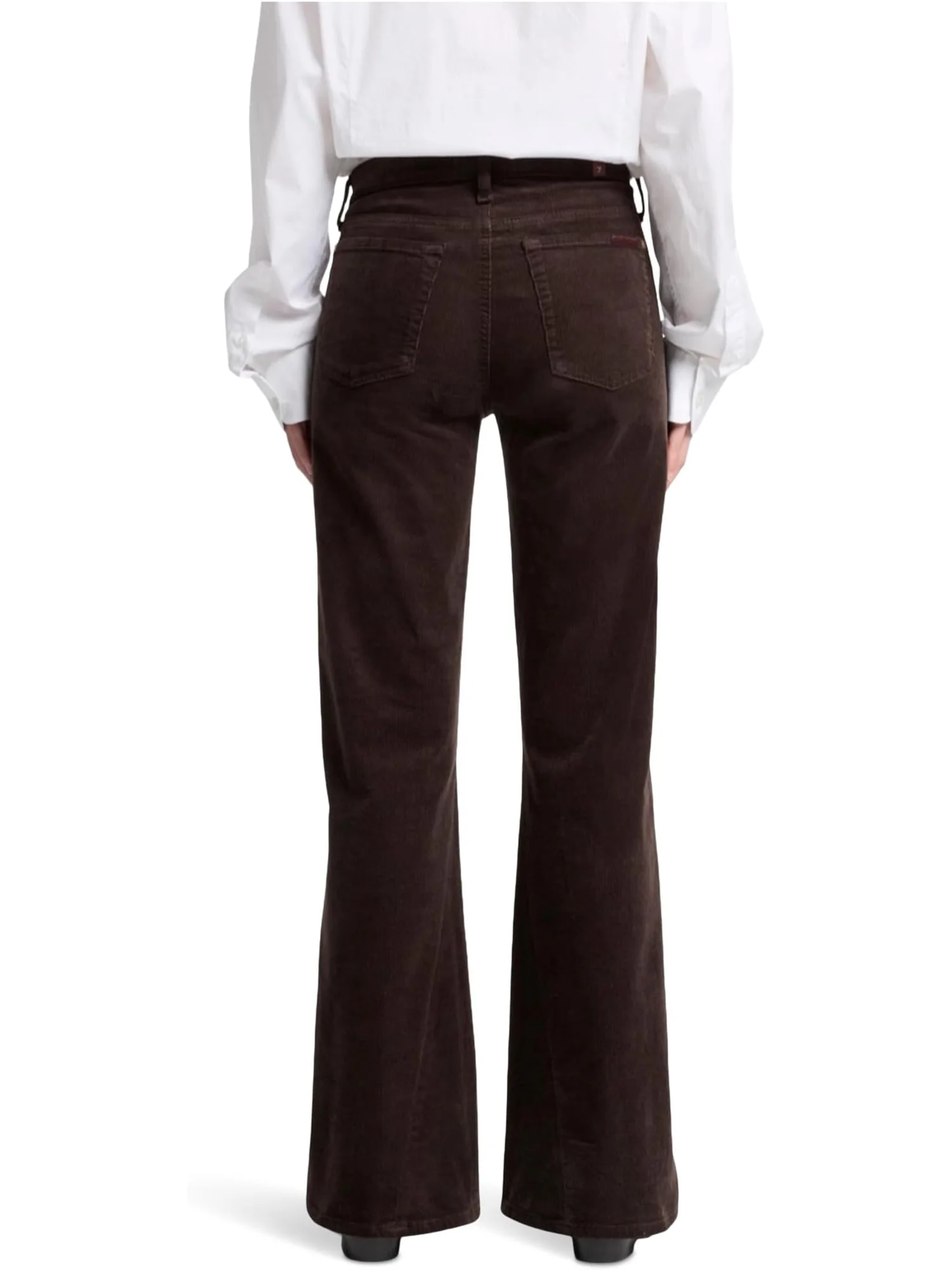 Джинсы 7 For All Mankind Twisted Dojo Tailorless, цвет Corduroy Coffee — изображение 2 из 3