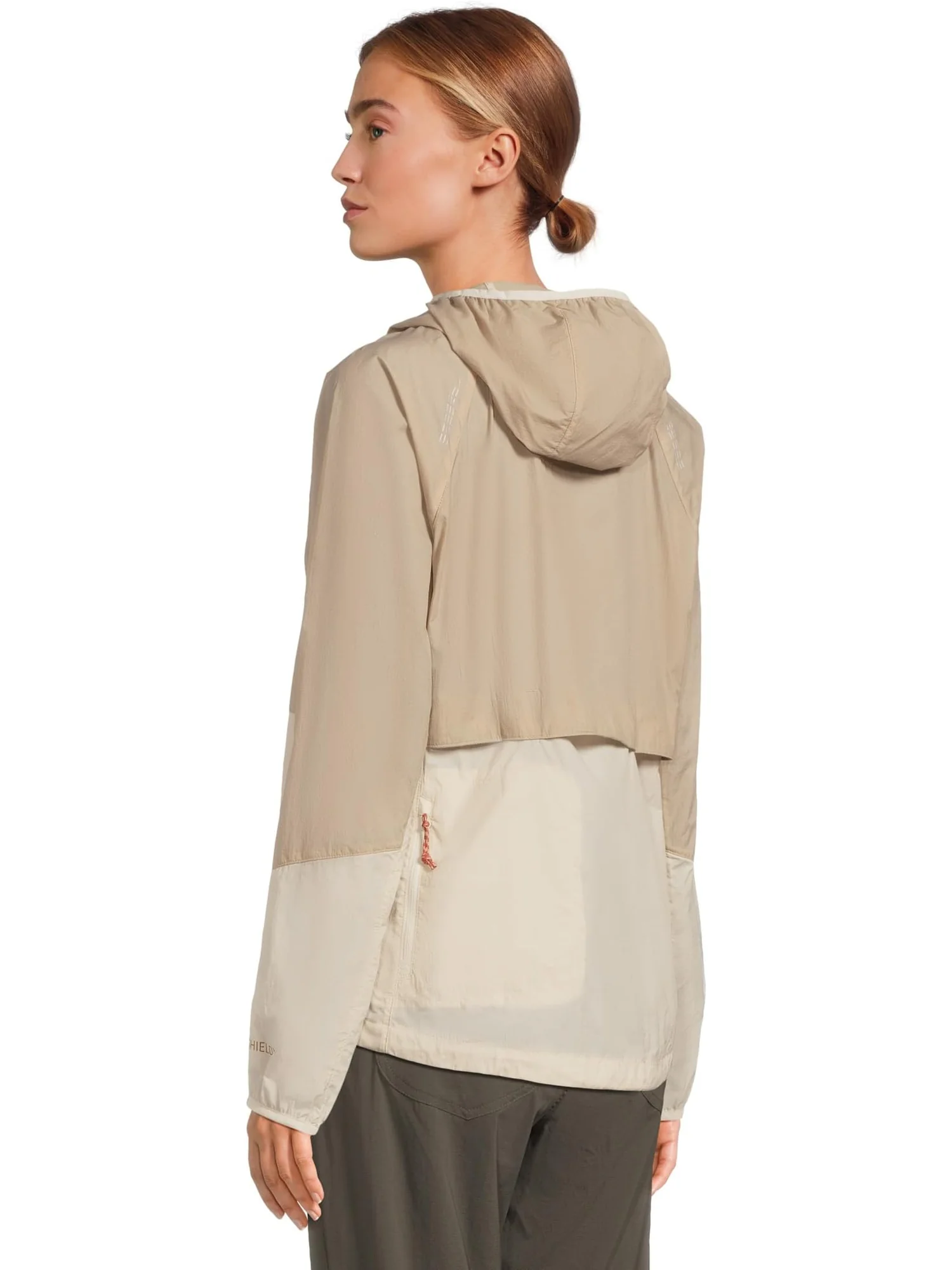 Ветровка L.L.Bean Stowaway Windbreaker, цвет Putty/Shore — изображение 3 из 5