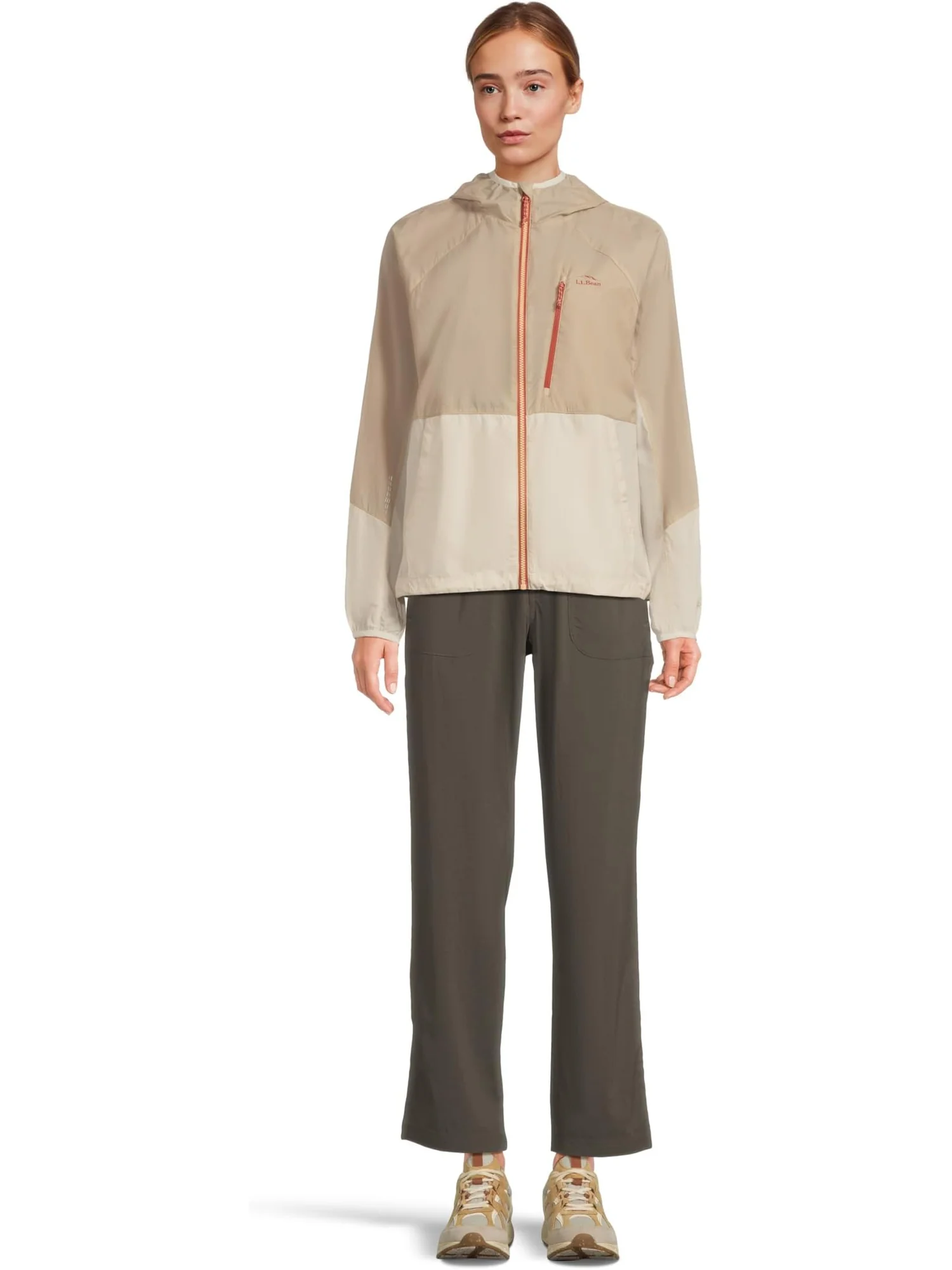 Ветровка L.L.Bean Stowaway Windbreaker, цвет Putty/Shore — изображение 5 из 5