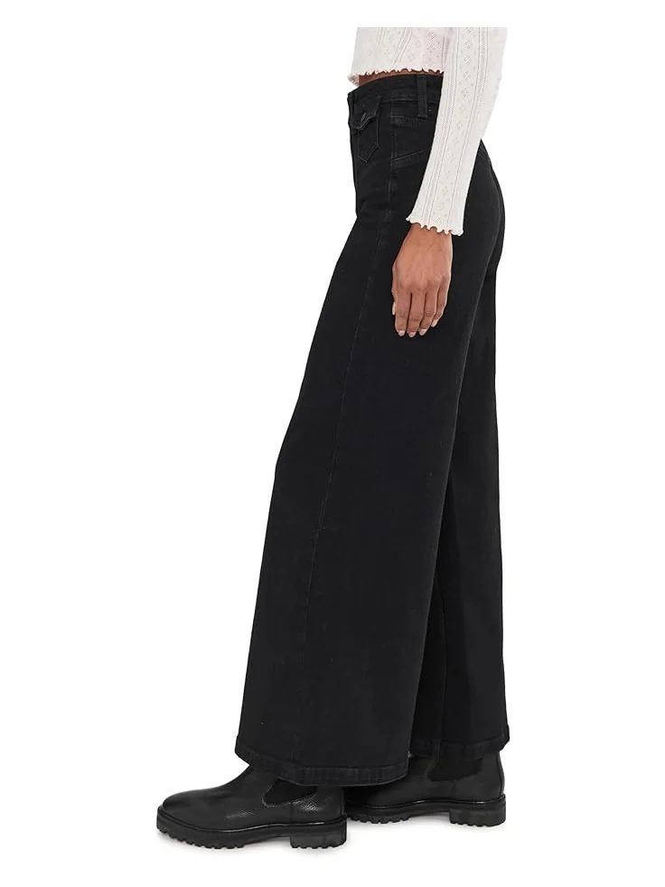Женские джинсы Free People We The Free Kellee High-Rise Palazzo — изображение 3 из 5, черный