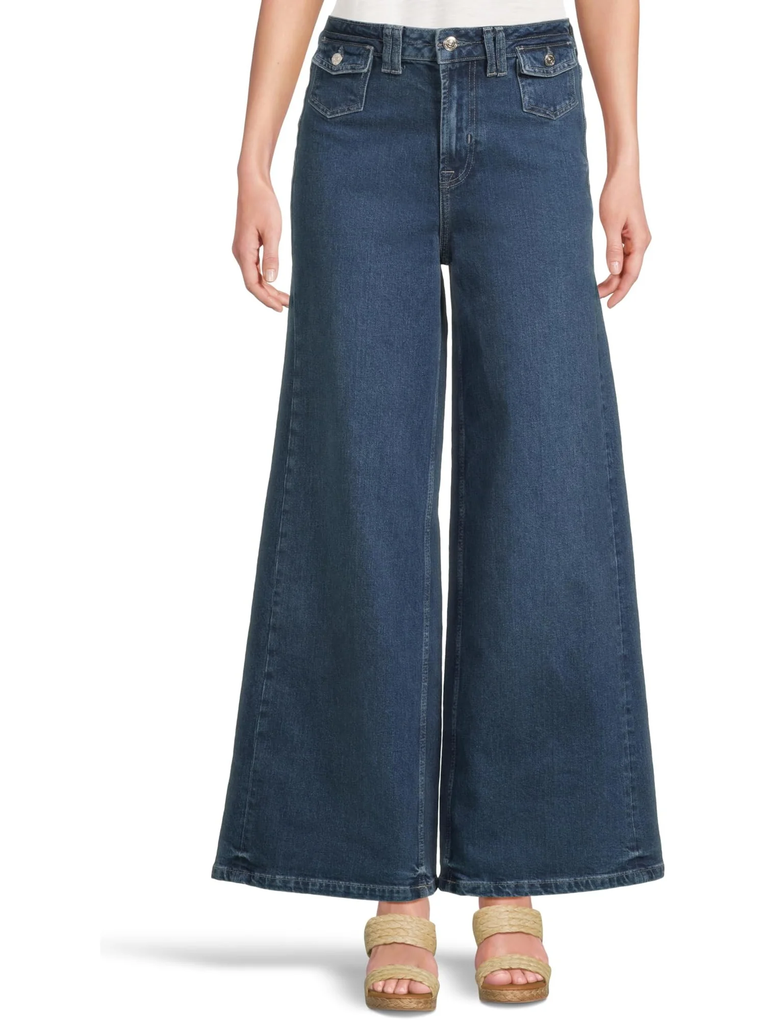 Джинсы Free People We The Free Kellee High-rise Palazzo Jeans