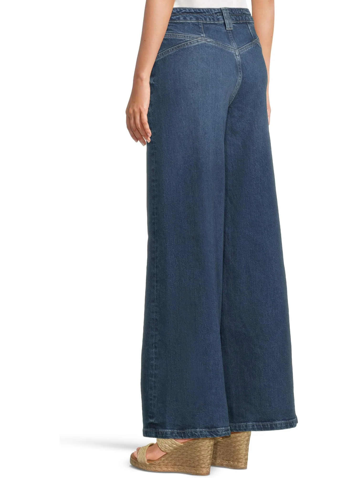 Джинсы Free People We The Free Kellee High-rise Palazzo Jeans — изображение 3 из 5, синий