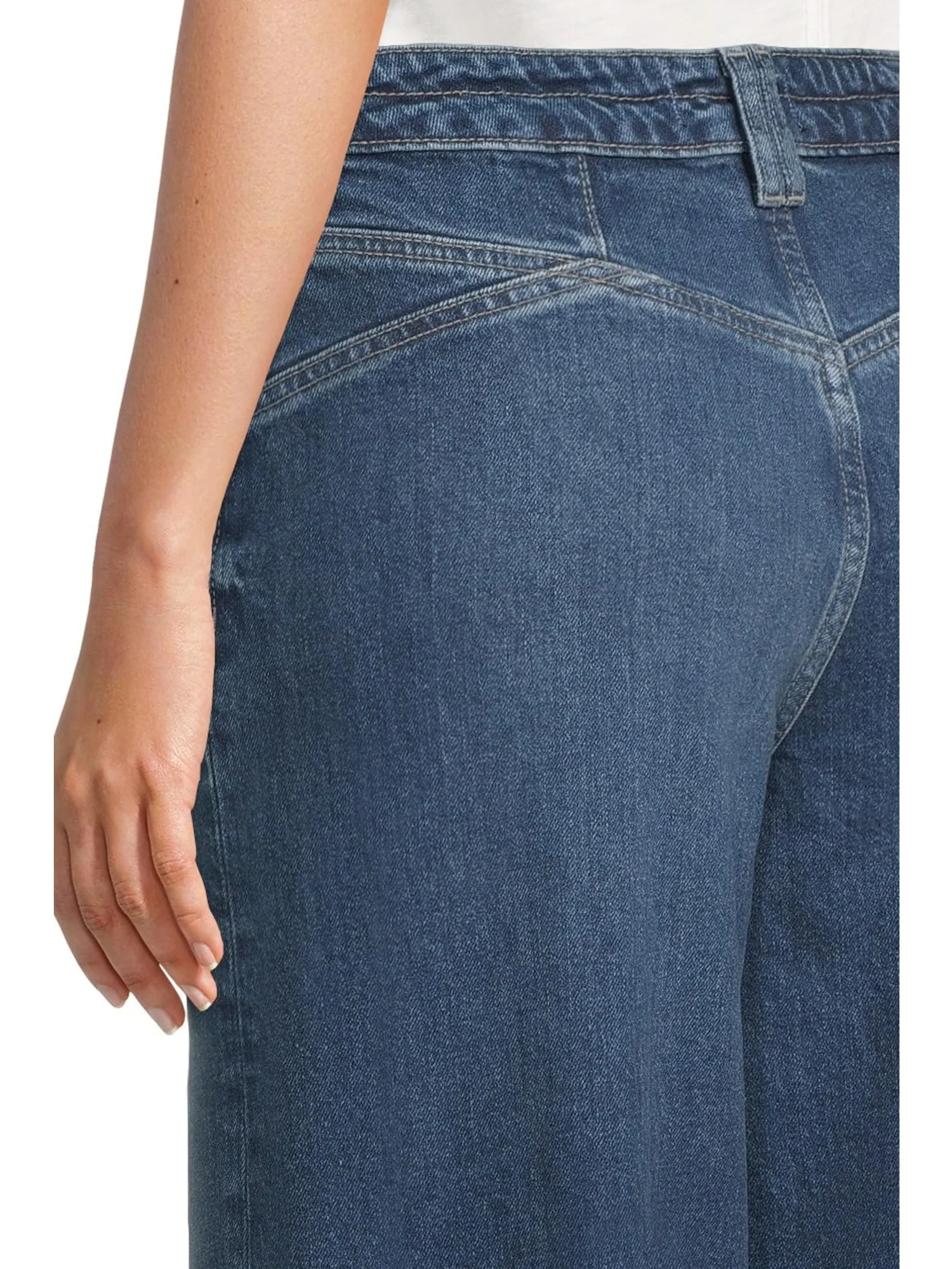 Джинсы Free People We The Free Kellee High-rise Palazzo Jeans — изображение 4 из 5, синий