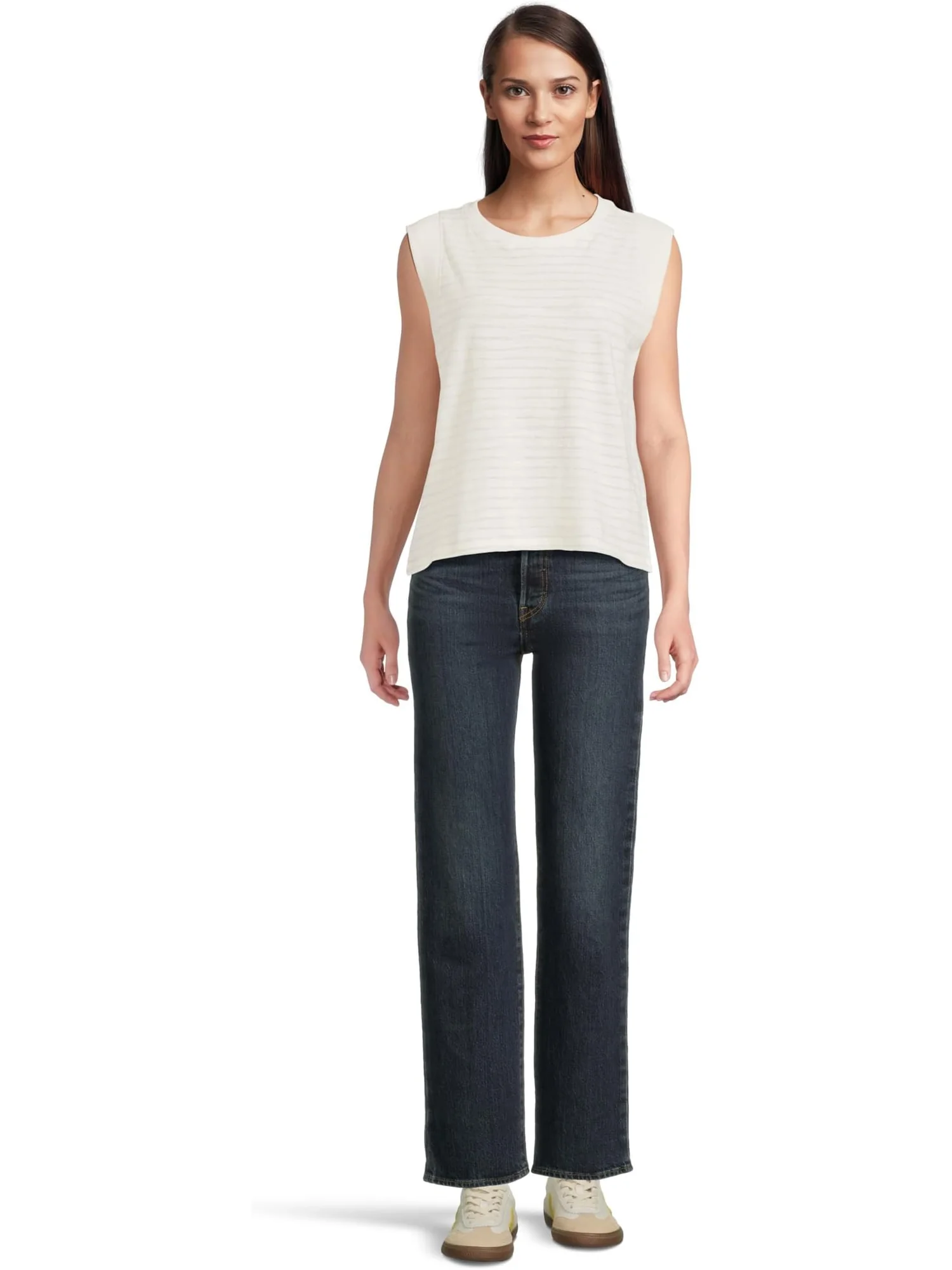 Джинсы Levi's Premium Ribcage Full Length — изображение 5 из 5, синий