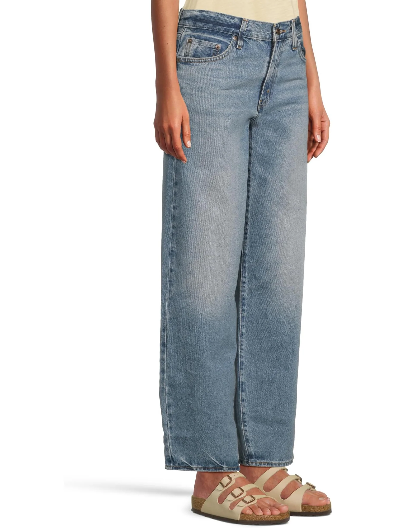 Джинсы Levi's Premium Baggy Dad — изображение 2 из 5, кремовый