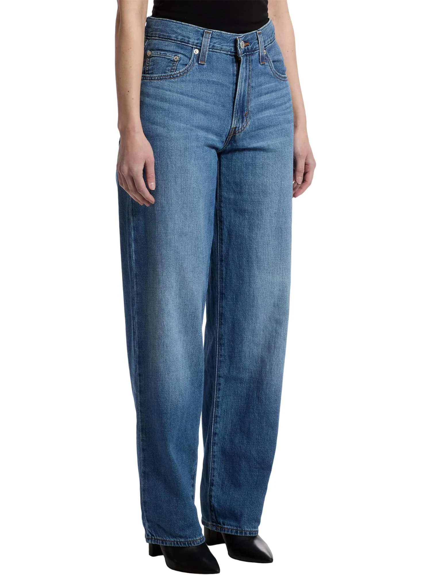 Джинсы Levi's Premium Baggy Dad Jeans, цвет Heavy Check — изображение 2 из 5