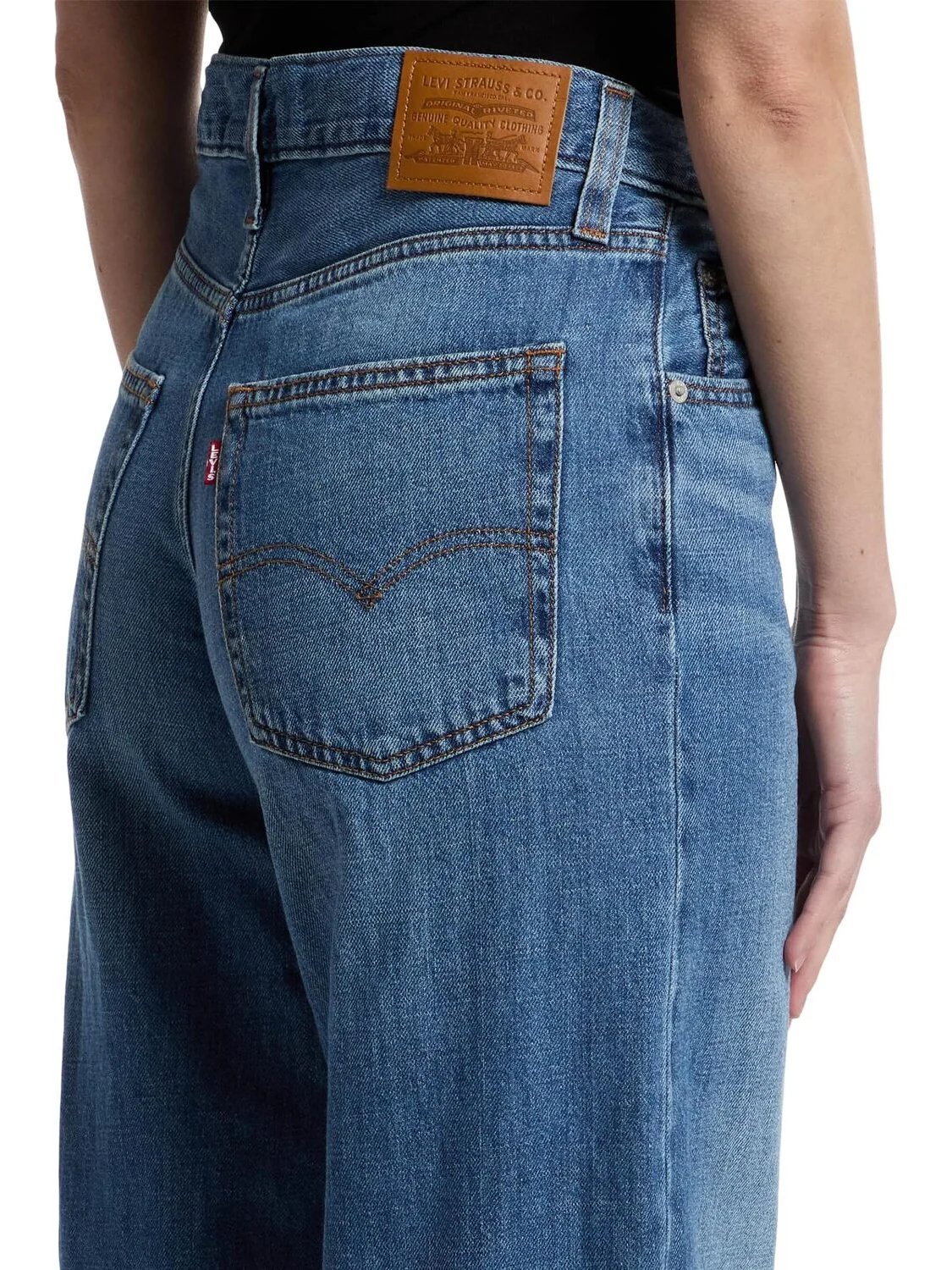 Джинсы Levi's Premium Baggy Dad Jeans, цвет Heavy Check — изображение 4 из 5