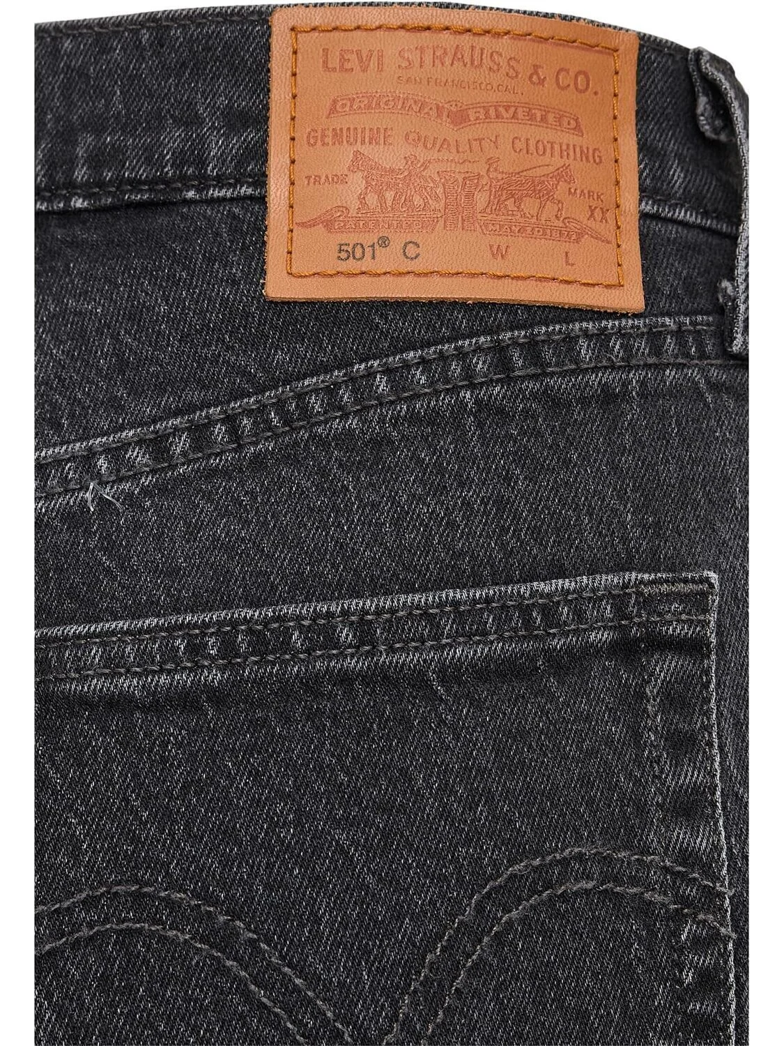 Джинсы Levi's Premium Women's 501 Curve, Memories Of You — изображение 5 из 6, серый
