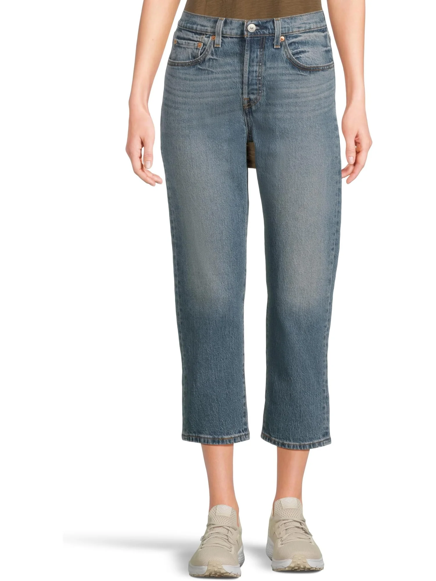 Джинсы Levi's Womens 501 Crop, цвет Weather Now