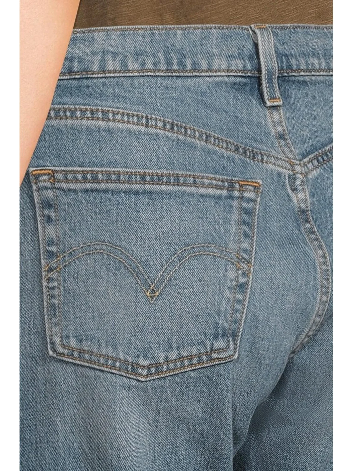 Джинсы Levi's Womens 501 Crop, цвет Weather Now — изображение 4 из 5