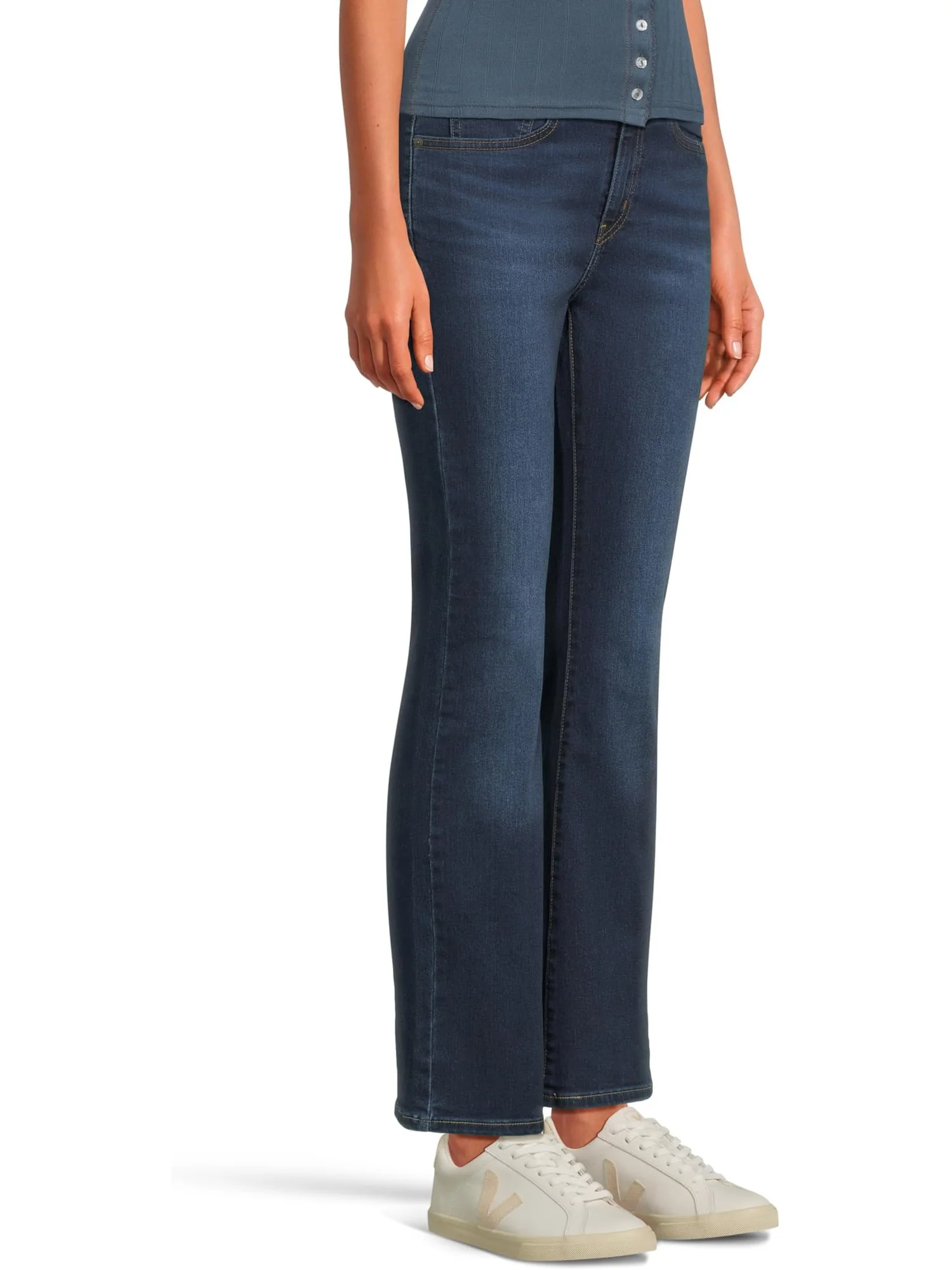 Женские джинсы Levi's 725 High-Rise Bootcut — изображение 2 из 5, синий