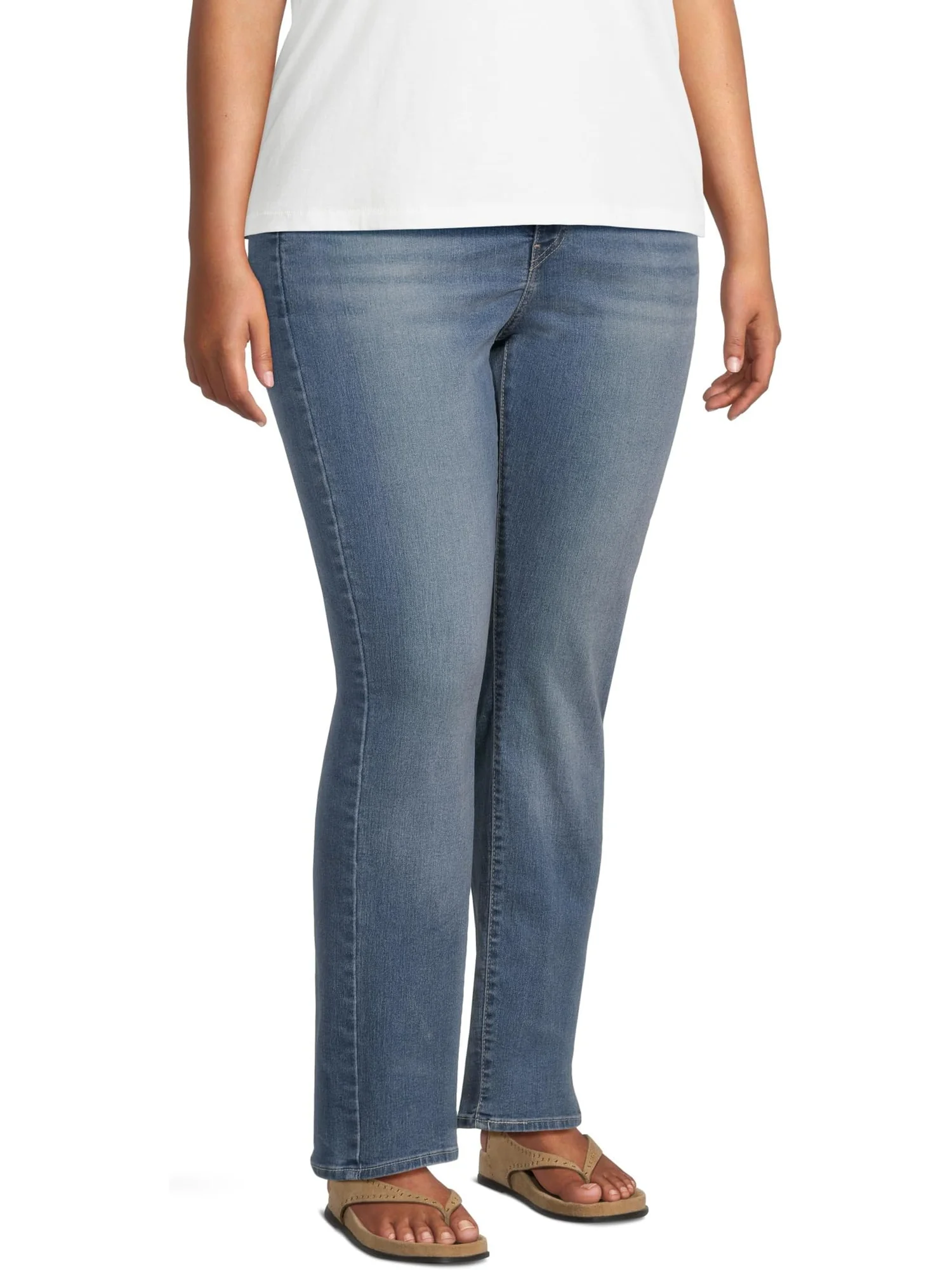 Джинсы Levi's Womens 724 High Rise Straight — изображение 2 из 5, индиго