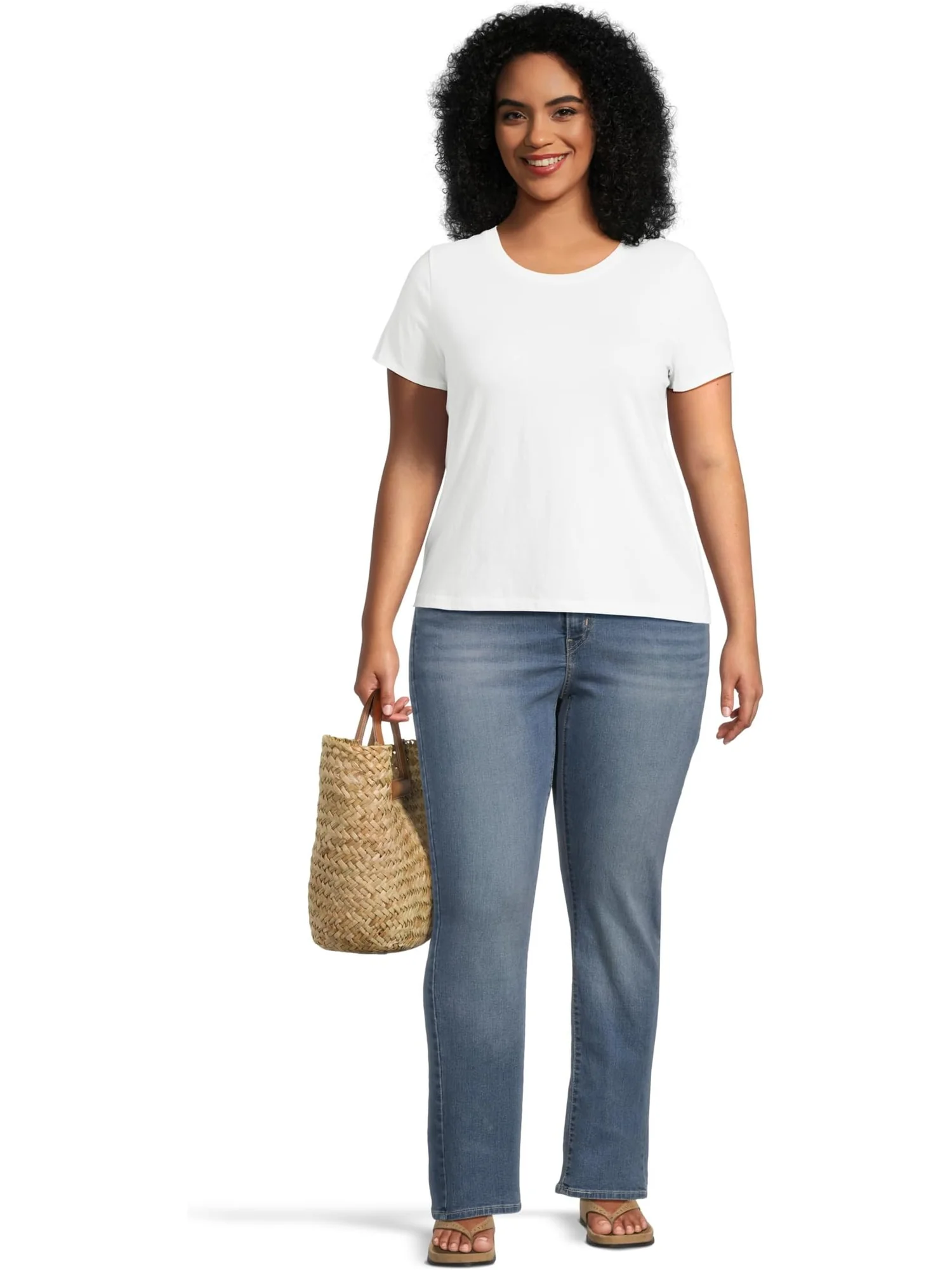 Джинсы Levi's Womens 724 High Rise Straight — изображение 5 из 5, индиго