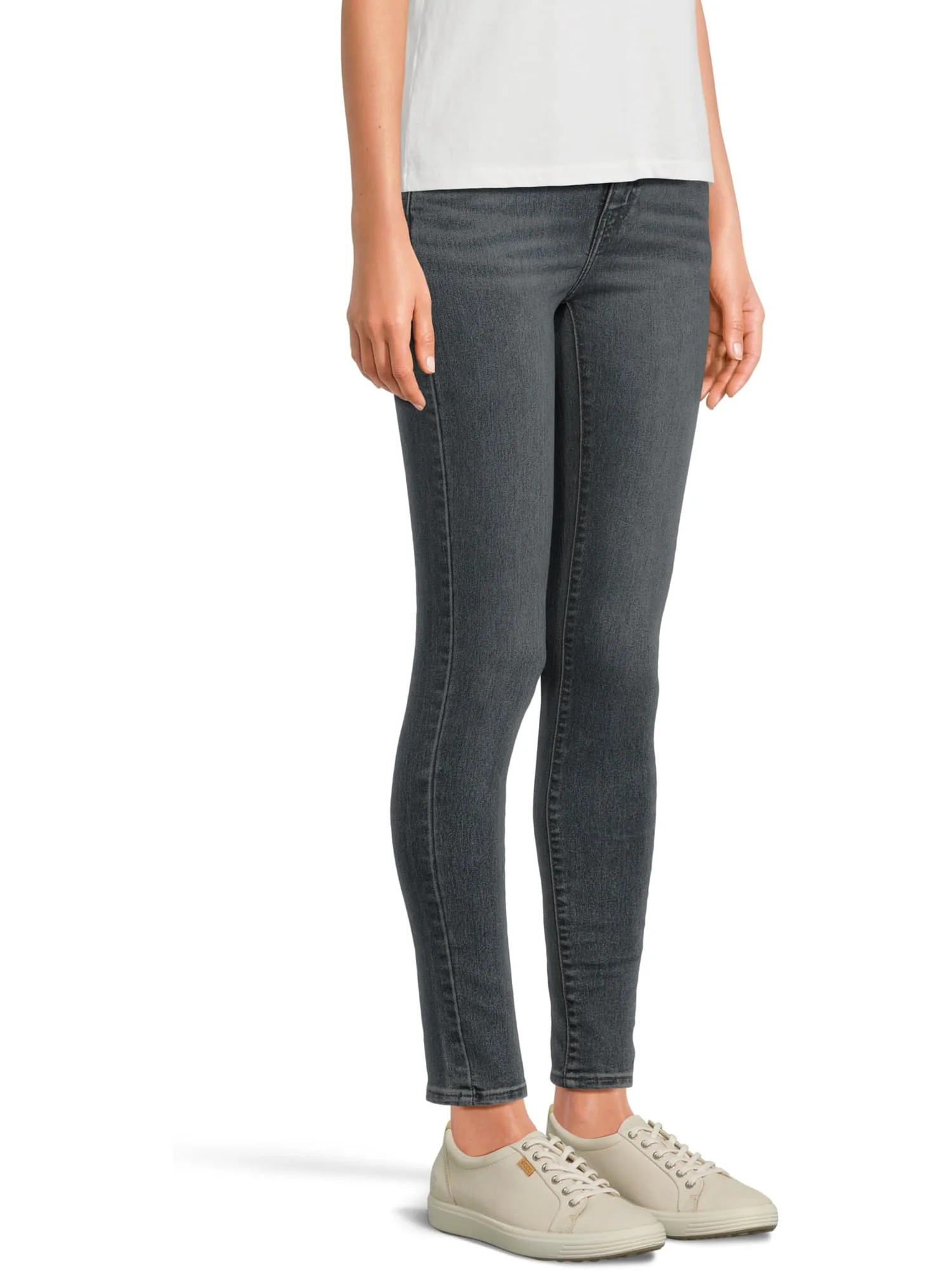 Женские джинсы Levi's Womens 721 High Rise Skinny — изображение 2 из 5, серый