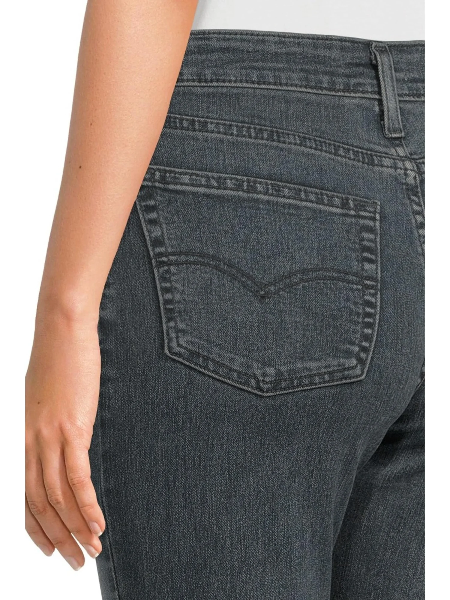 Женские джинсы Levi's Womens 721 High Rise Skinny — изображение 4 из 5, серый