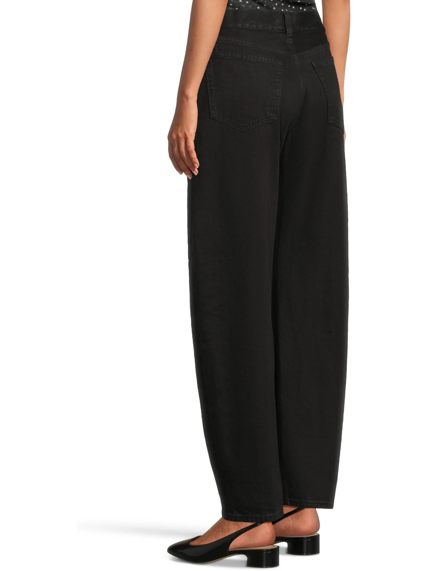 Джинсы Madewell Balloon Jean In Black Frost — изображение 3 из 5, черный