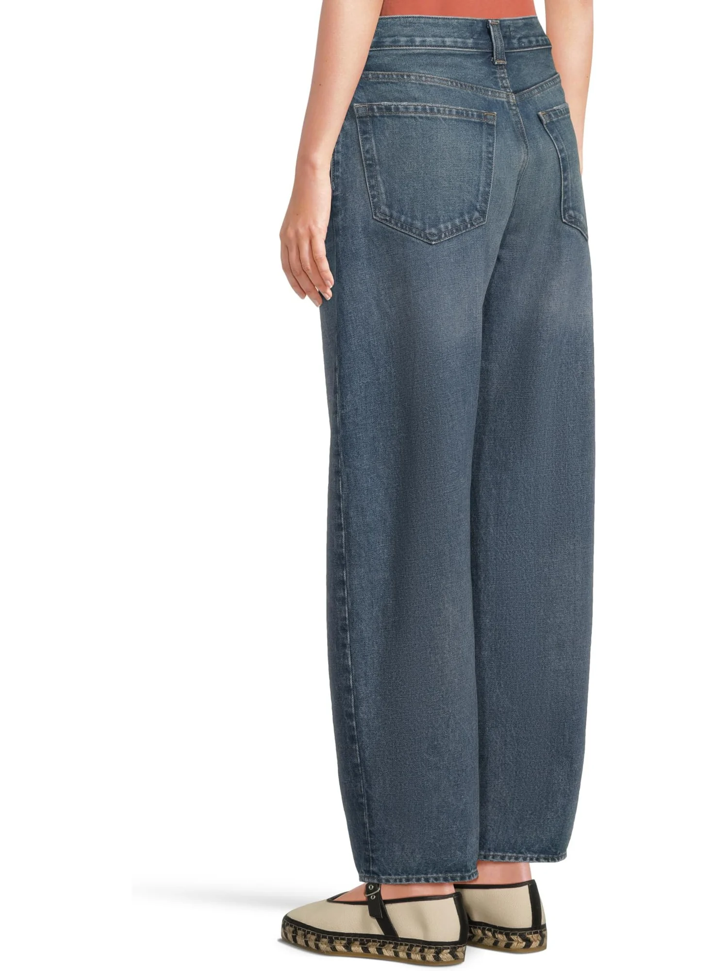 Джинсы Madewell Balloon Jean In Greendale Wash, цвет Greendale Wash — изображение 3 из 5