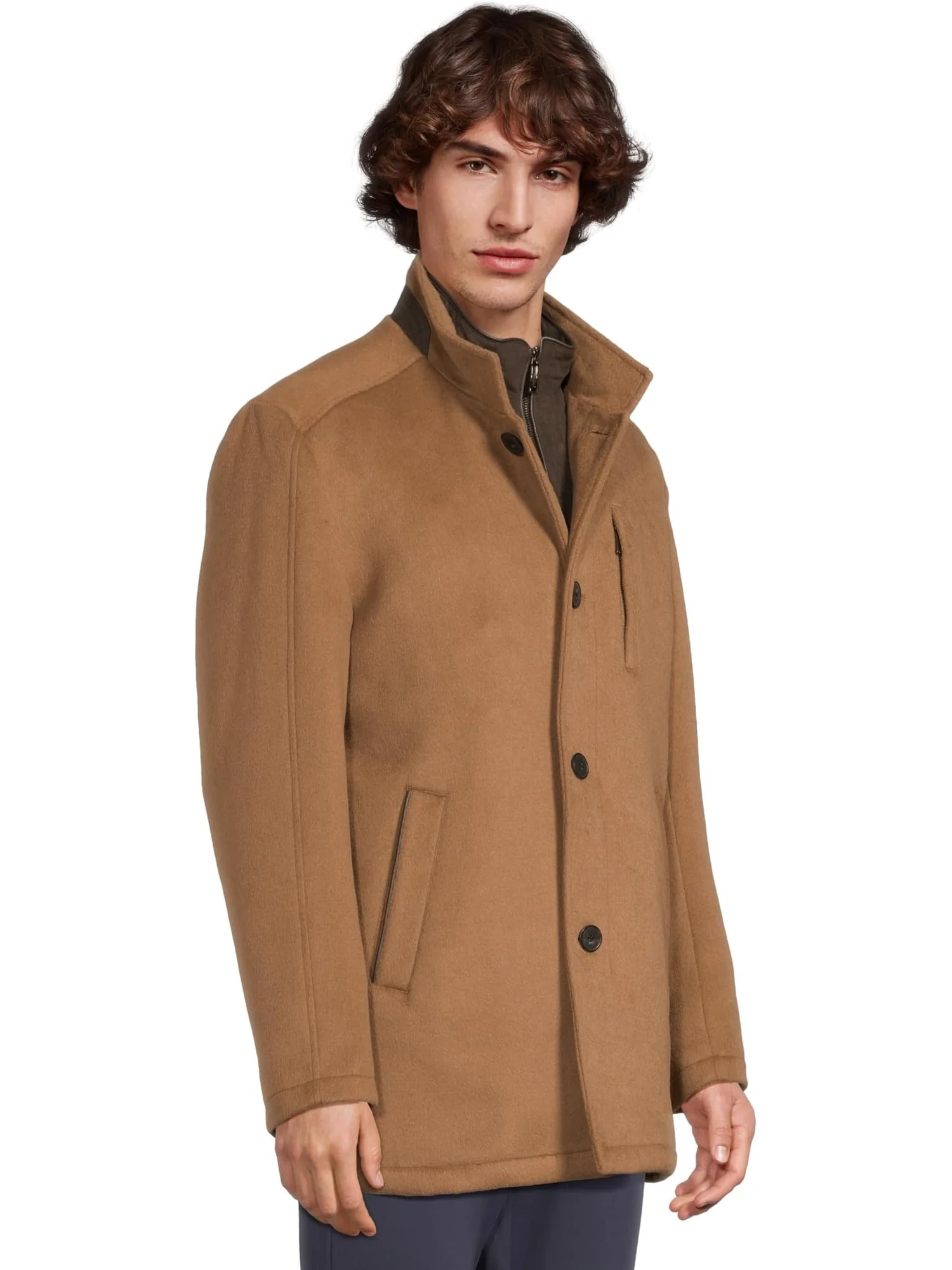 Пальто Johnston & Murphy Upton Car Coat — изображение 2 из 5, цвет виски
