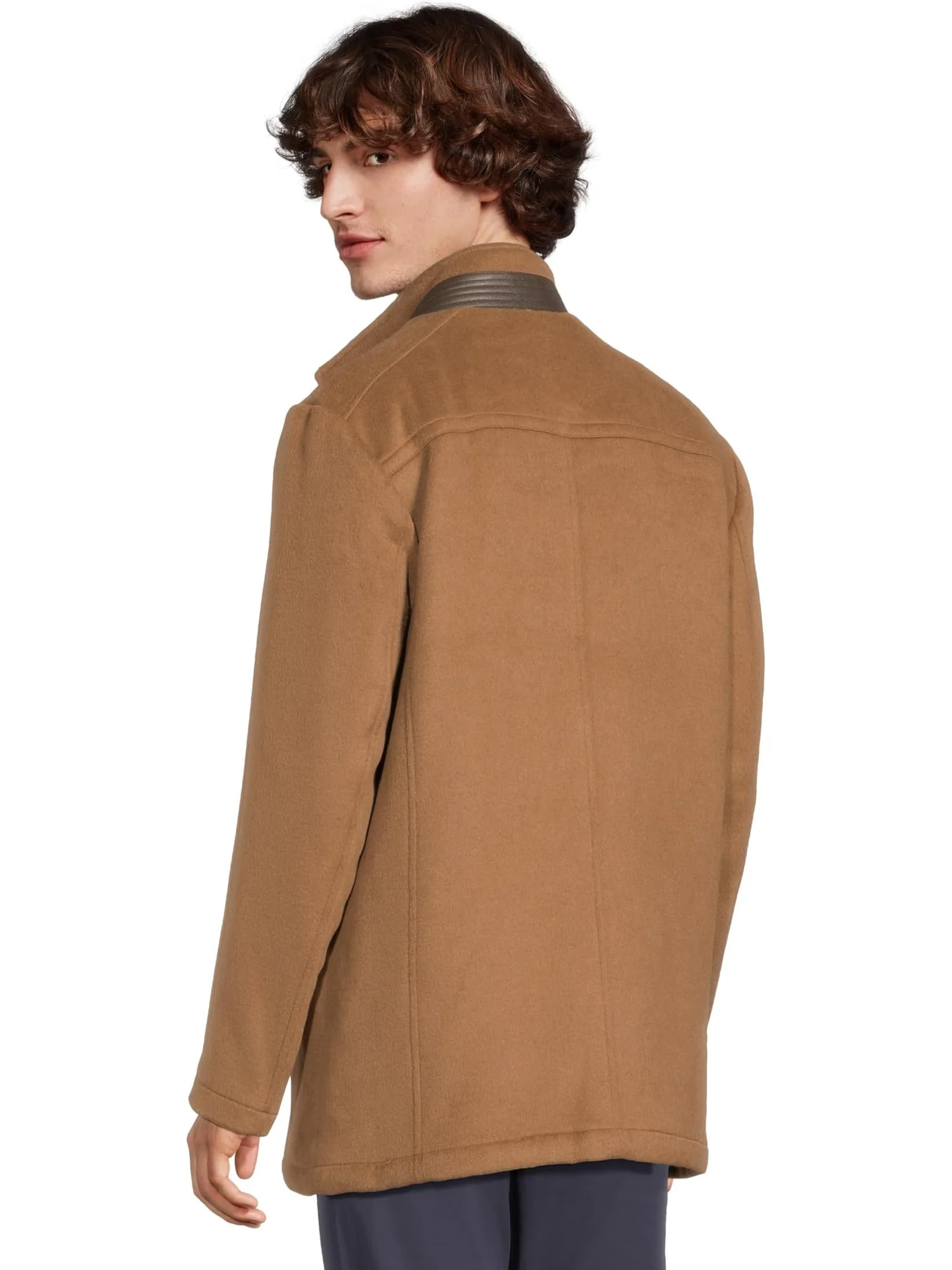 Пальто Johnston & Murphy Upton Car Coat — изображение 3 из 5, цвет виски
