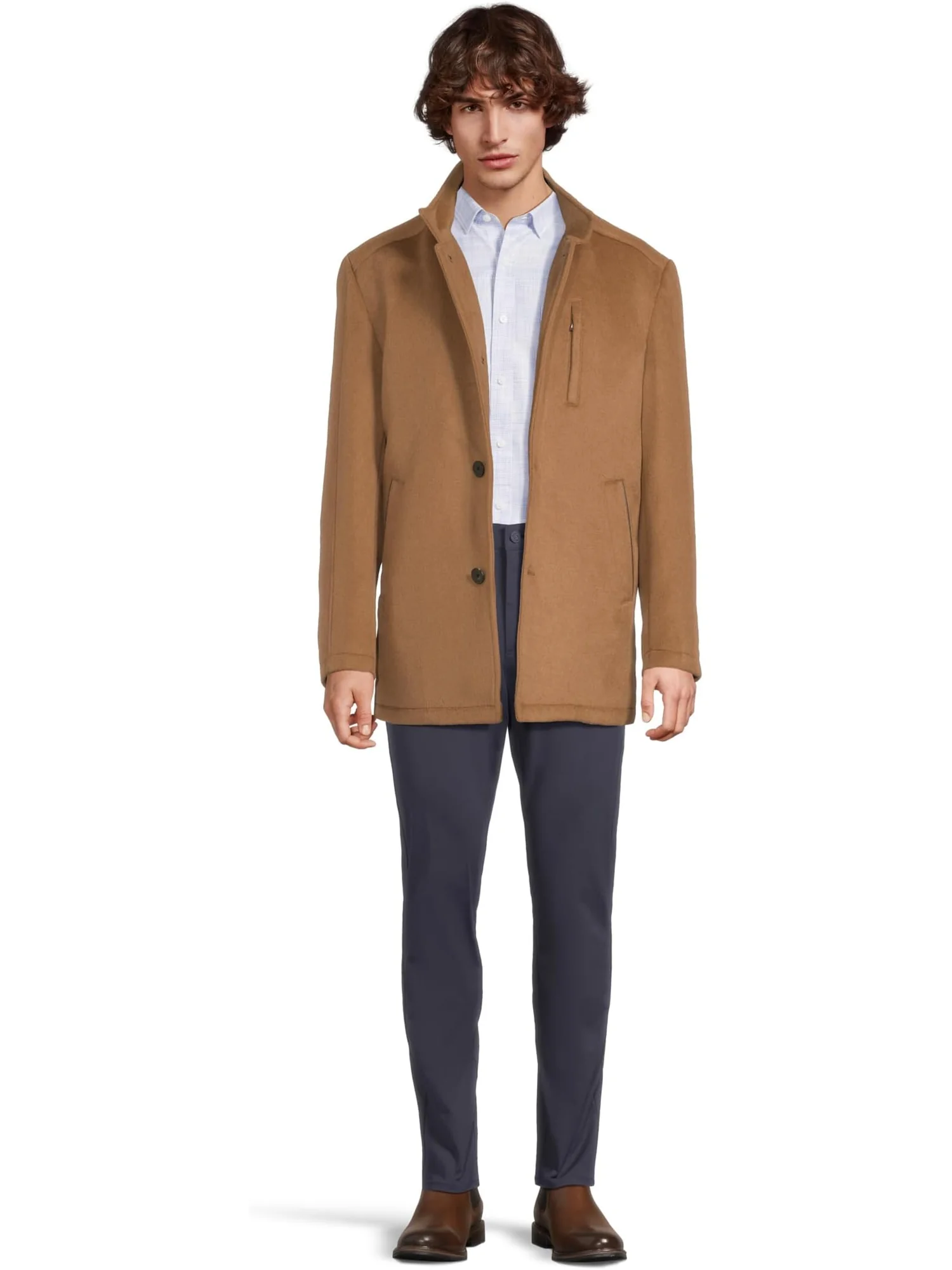 Пальто Johnston & Murphy Upton Car Coat — изображение 5 из 5, цвет виски