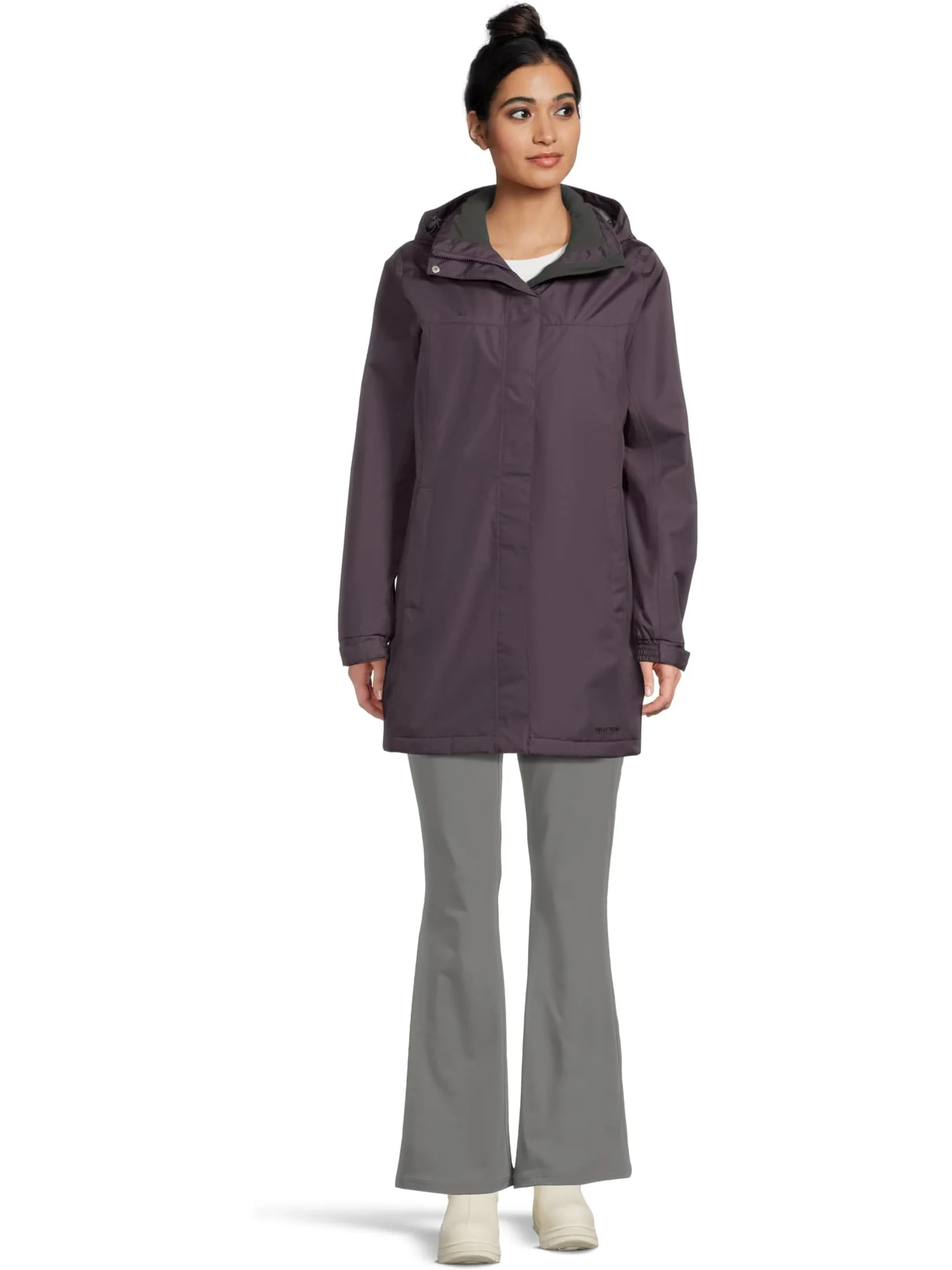 Женское утепленное пальто Aden Helly Hansen — изображение 5 из 5, фиолетовый