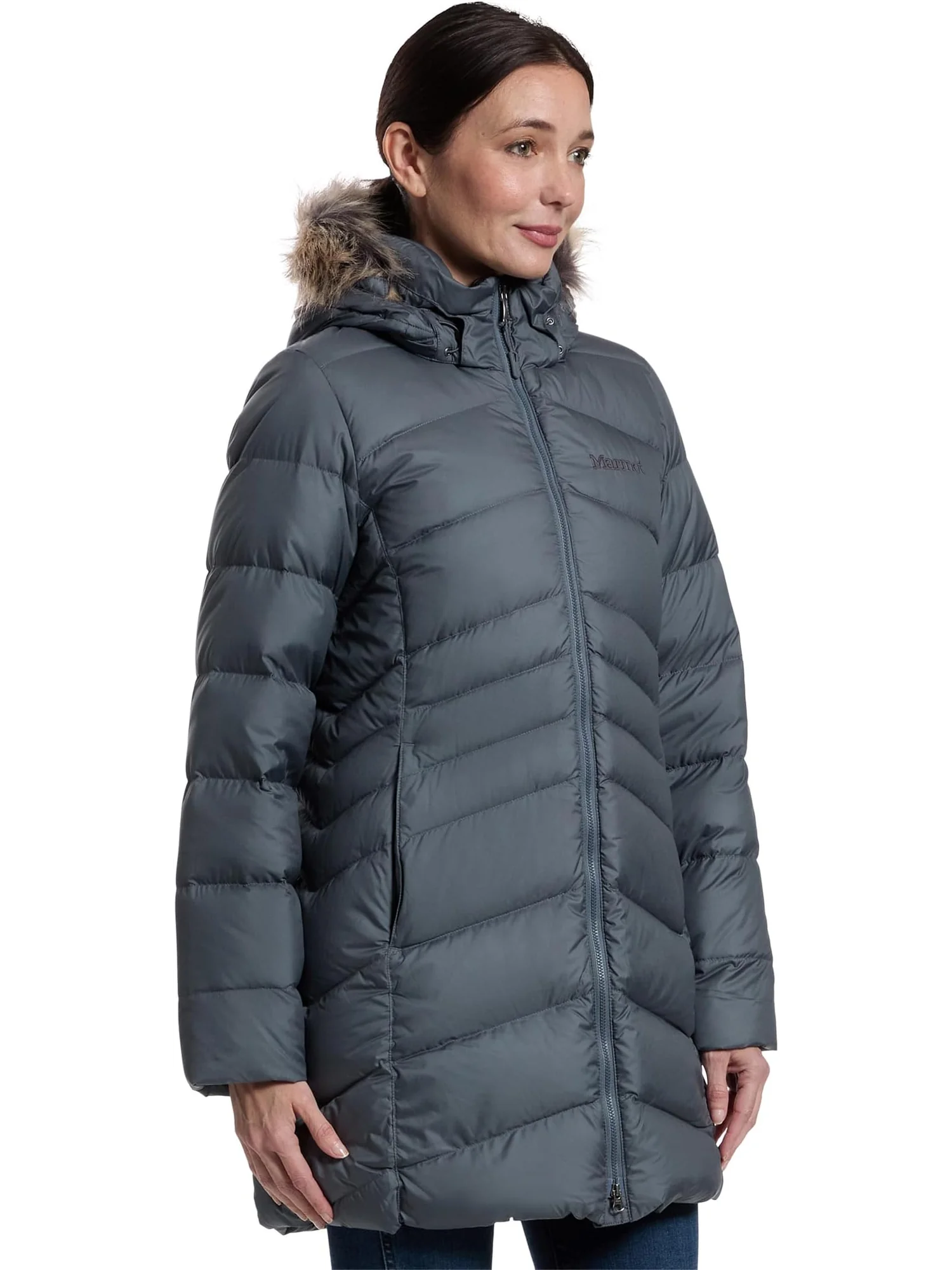 Женское пальто Montreal Marmot — изображение 2 из 6, сталь гранит
