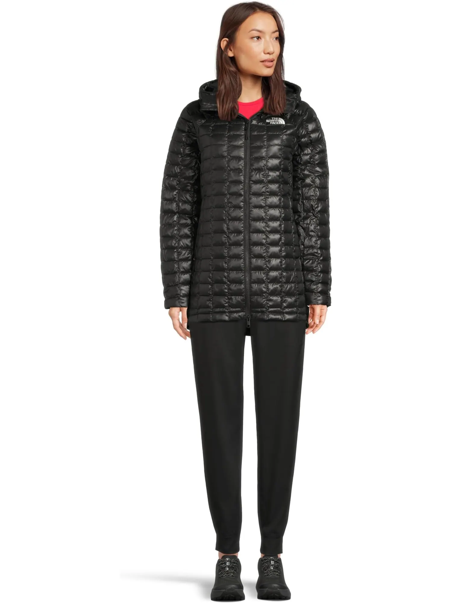 Женская парка с капюшоном THERMOBALL The North Face — изображение 5 из 5, черный