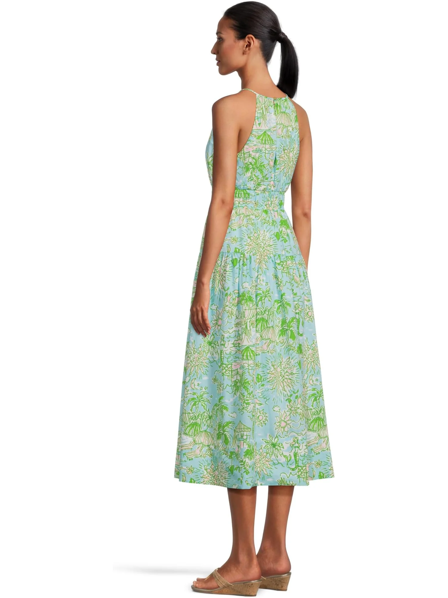 Платье Lilly Pulitzer Talullah Maxi Dress — изображение 3 из 4, синий