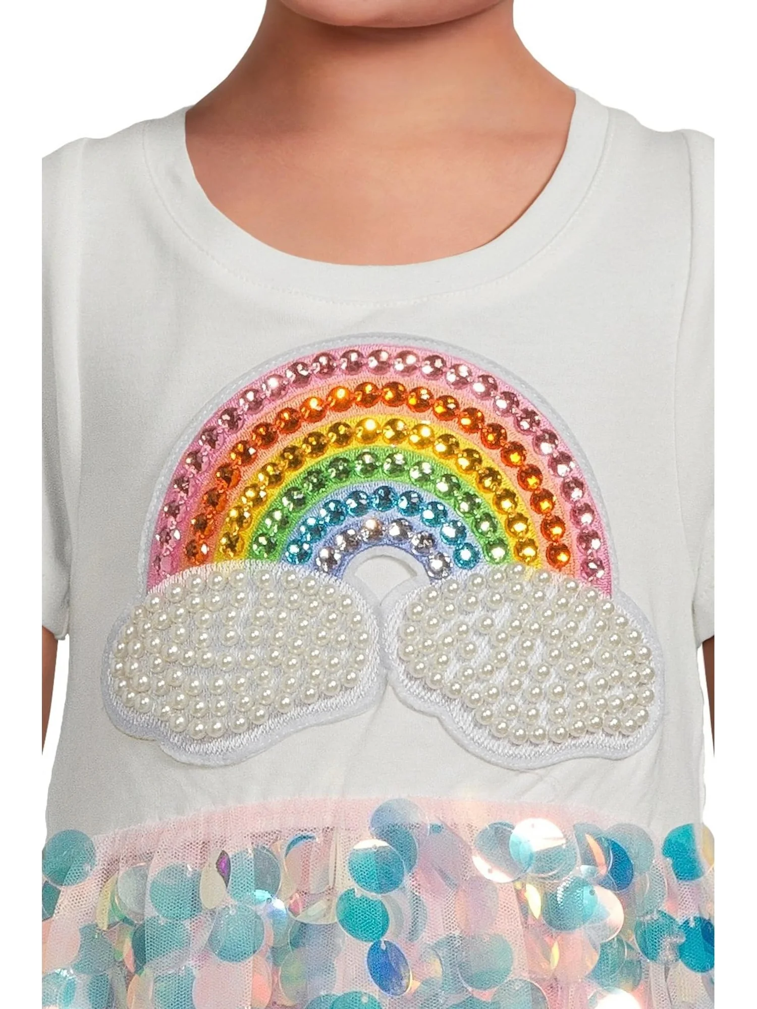 Платье Lola and The Boys Paillette Rainbow Magic Dress — изображение 3 из 3, мульти