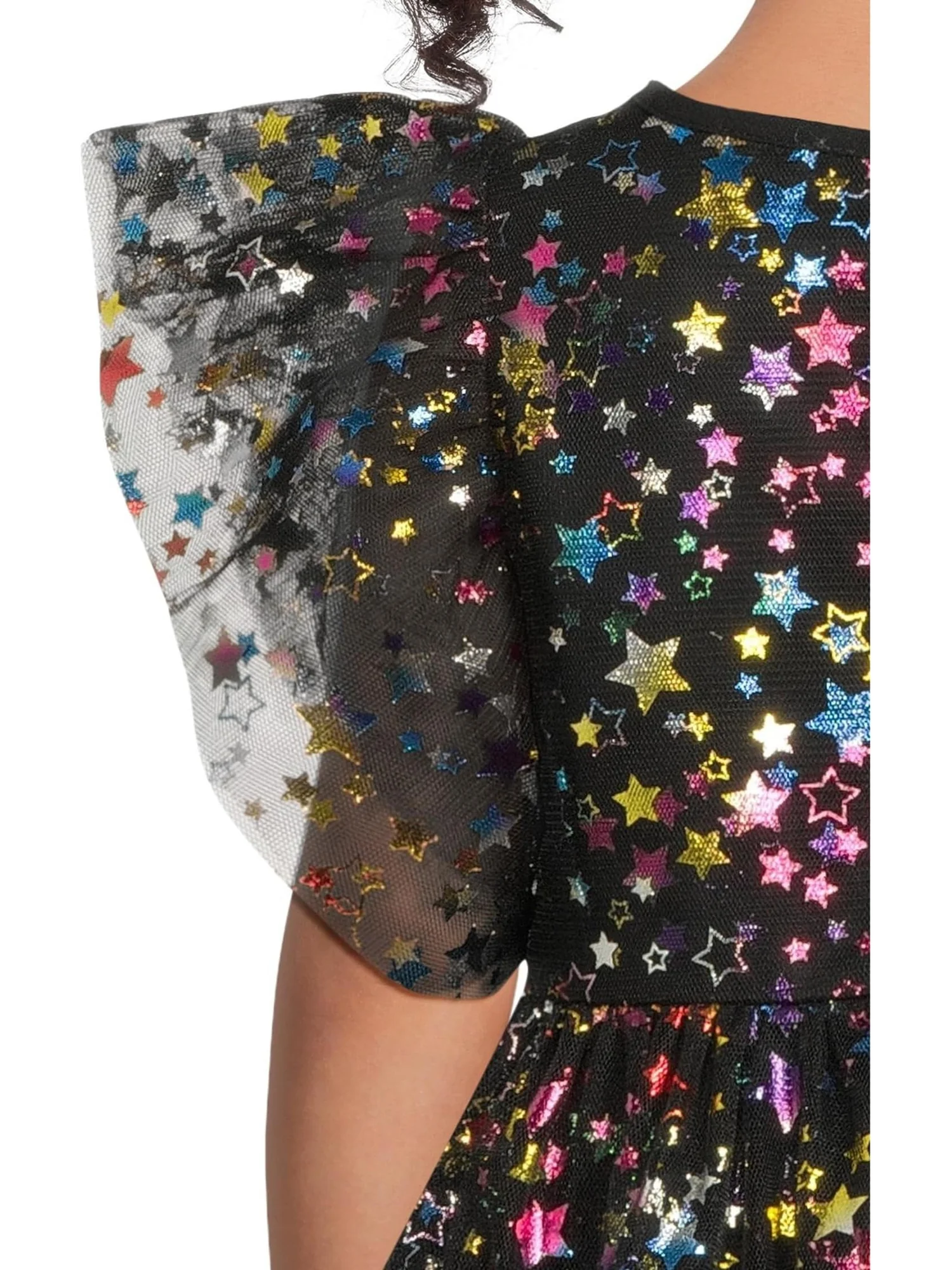Платье Lola and The Boys Shining Rainbow Star Tulle Dress — изображение 3 из 3, черный