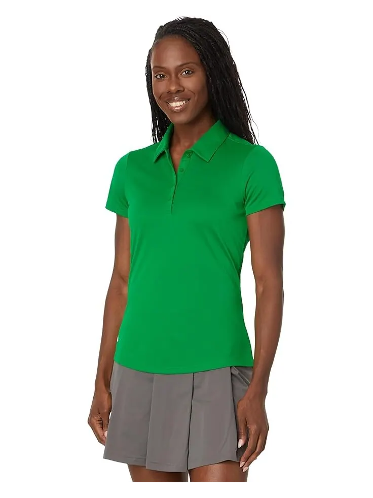 Поло adidas Golf Performance Solid Short Sleeve — изображение 1 из 4, зеленый